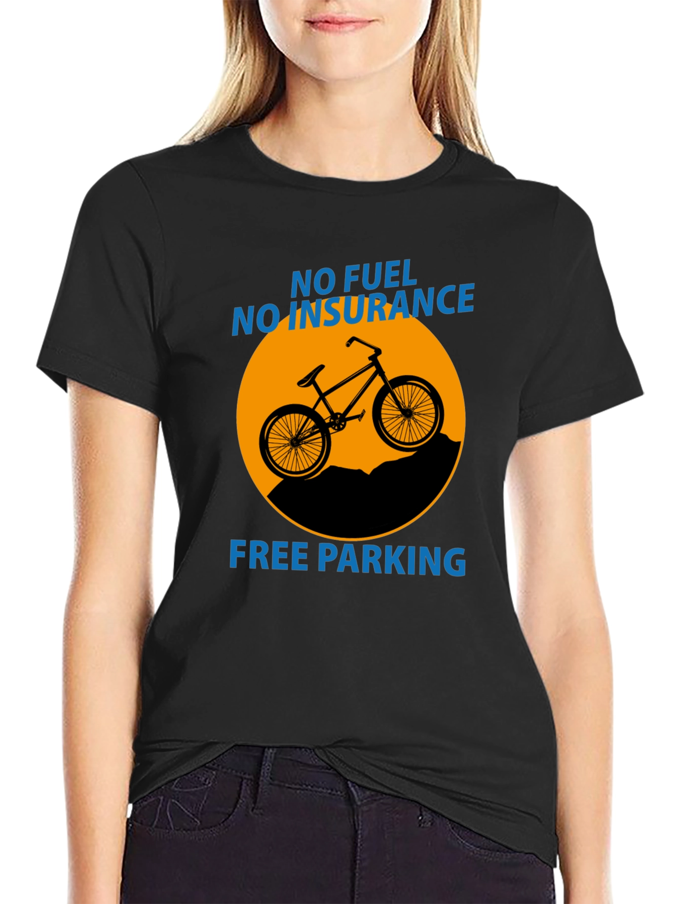 No Fuel No Insurance Funny Bike T-Shirt