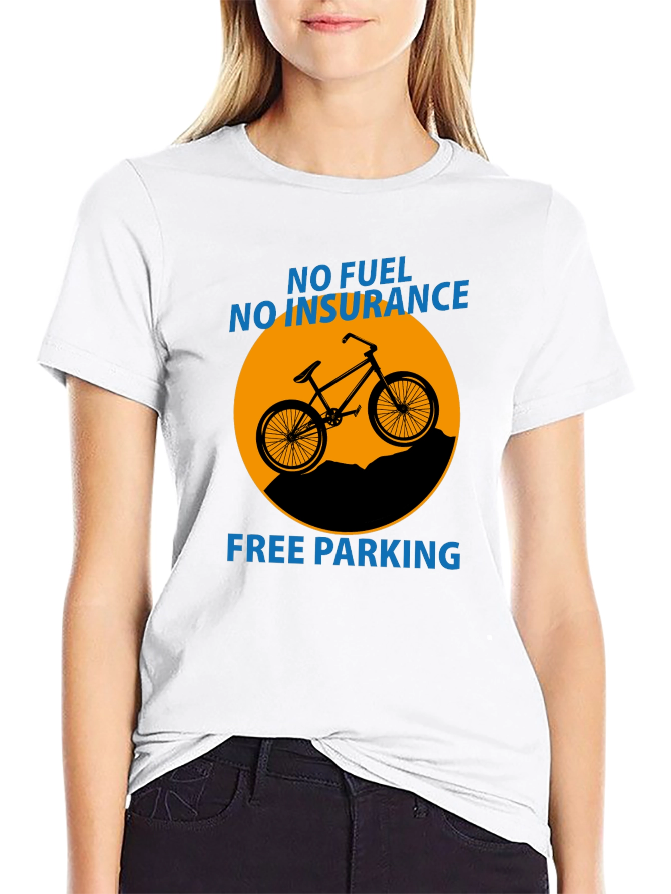 No Fuel No Insurance Funny Bike T-Shirt