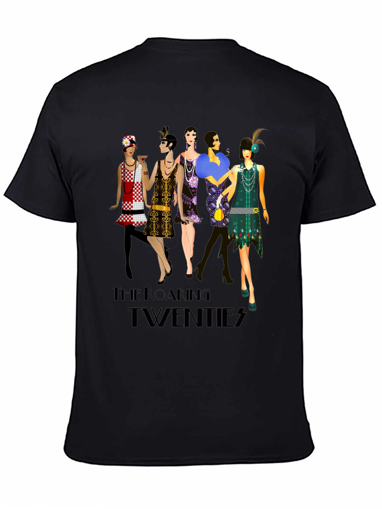 Roaring Twenties Graphic Tee - Retro Style