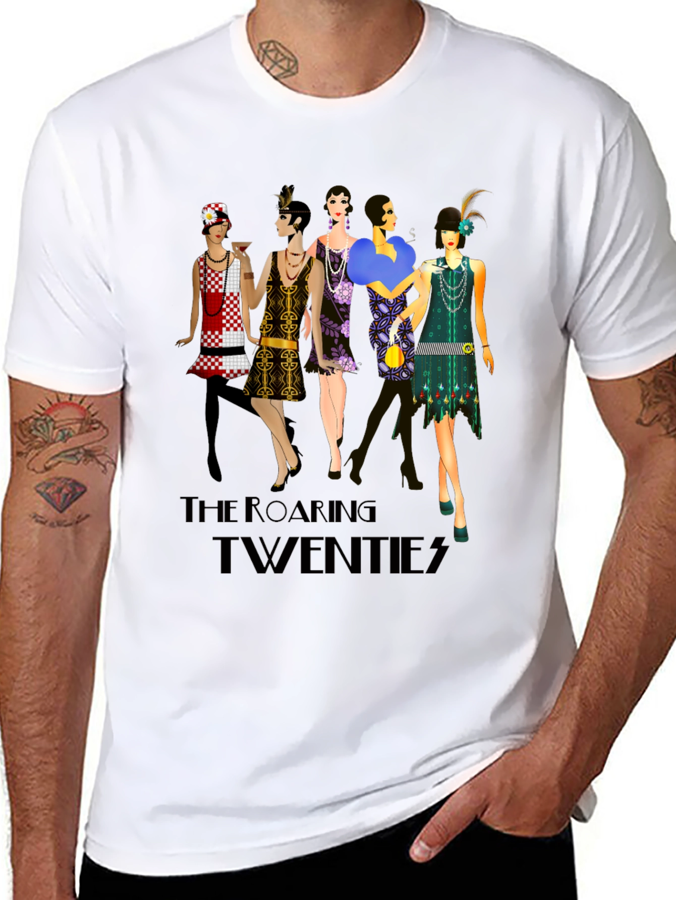 Roaring Twenties Graphic Tee - Retro Style