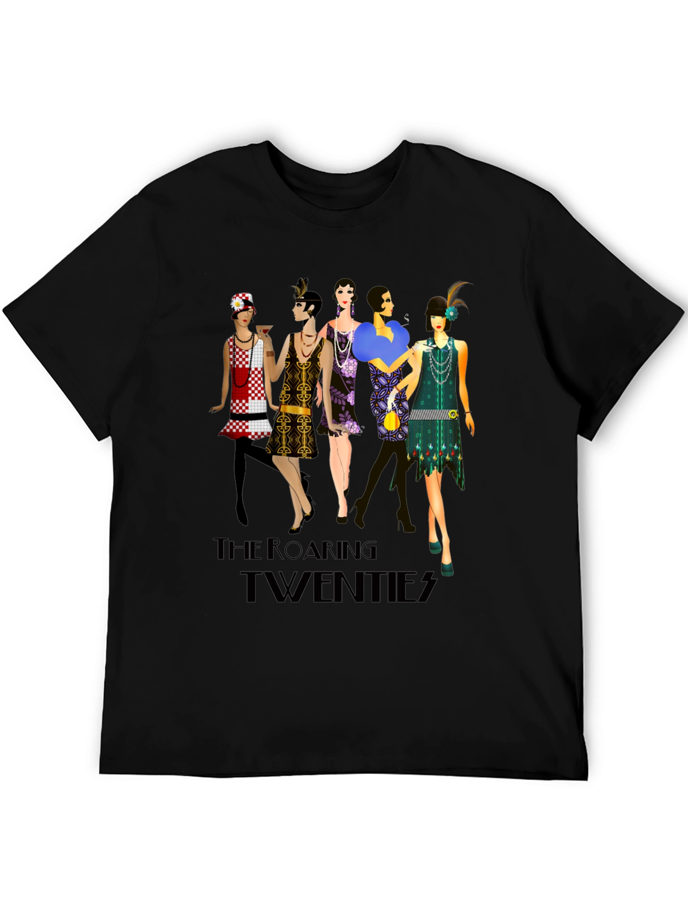Roaring Twenties Graphic Tee - Retro Style