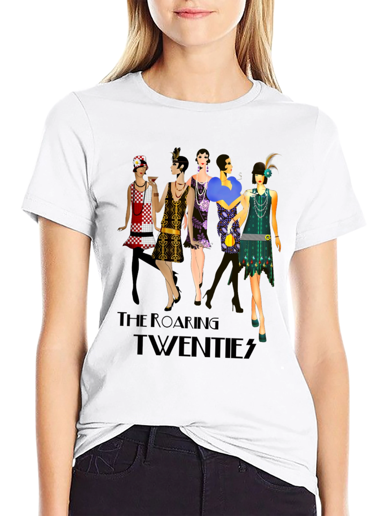 Roaring Twenties Graphic Tee - Retro Style