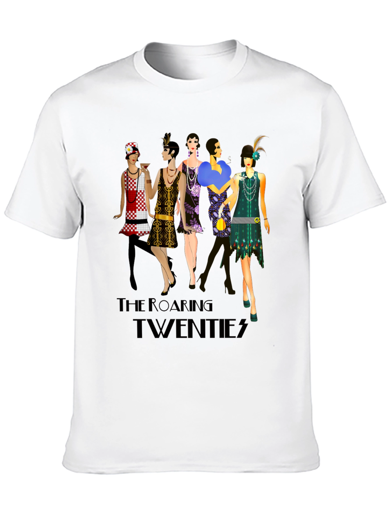 Roaring Twenties Graphic Tee - Retro Style