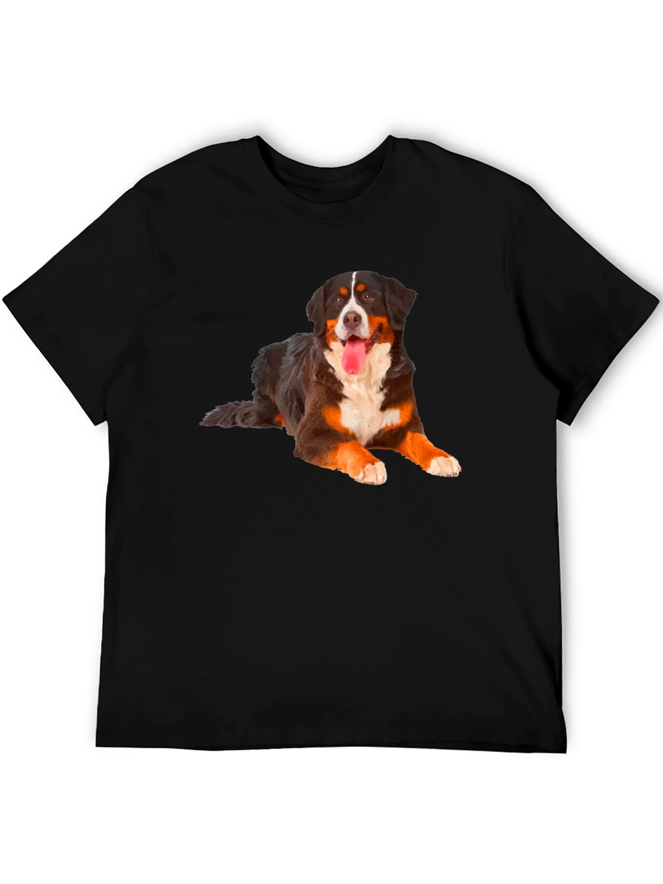 Bernese Mountain Dog T-Shirt - Unisex Black Tee