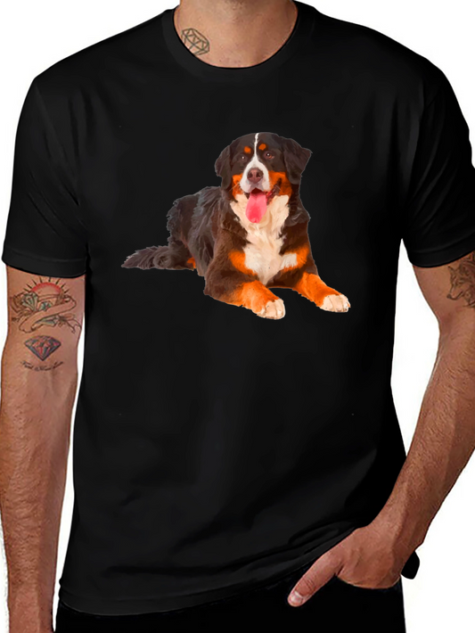 Bernese Mountain Dog T-Shirt - Unisex Black Tee