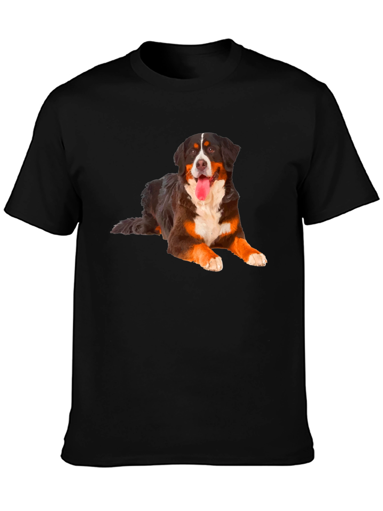 Bernese Mountain Dog T-Shirt - Unisex Black Tee