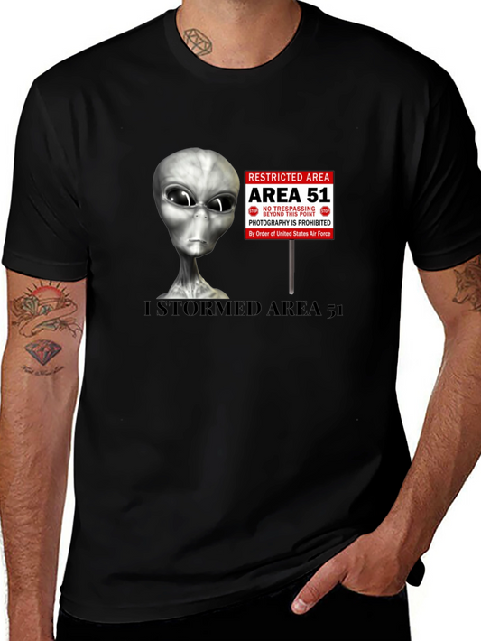 Area 51 Alien T-Shirt - I Stormed Area 51