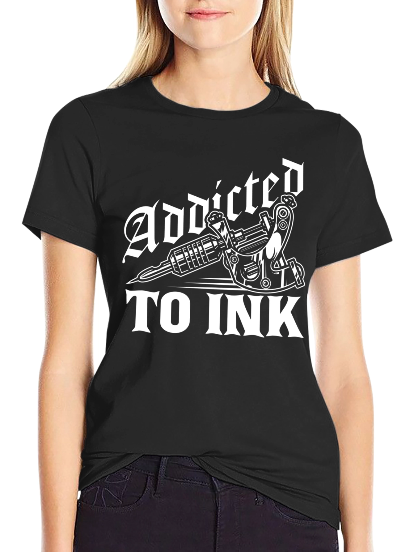 Addicted to Ink Tattoo Graphic T-Shirt - Unisex