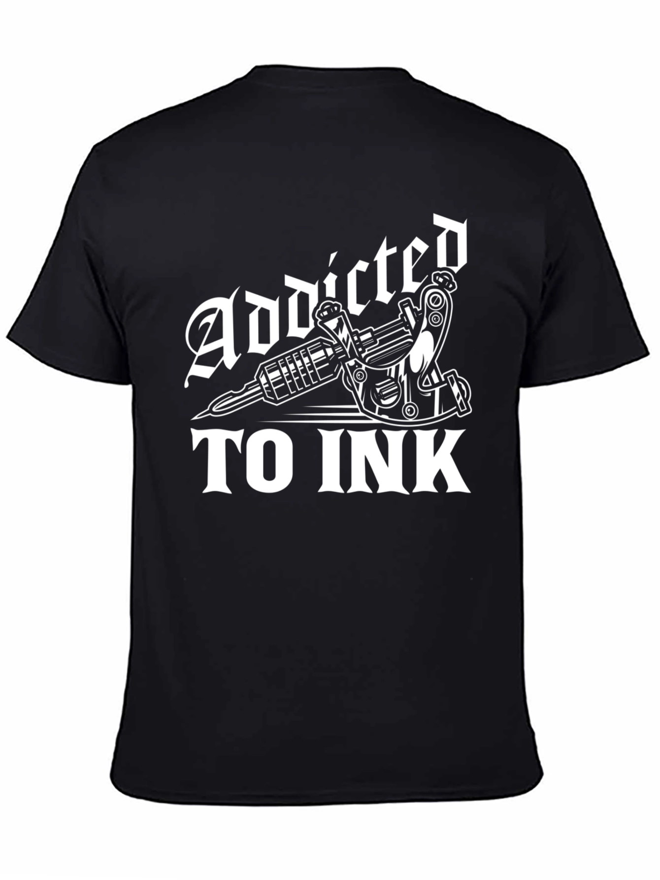 Addicted to Ink Tattoo Graphic T-Shirt - Unisex