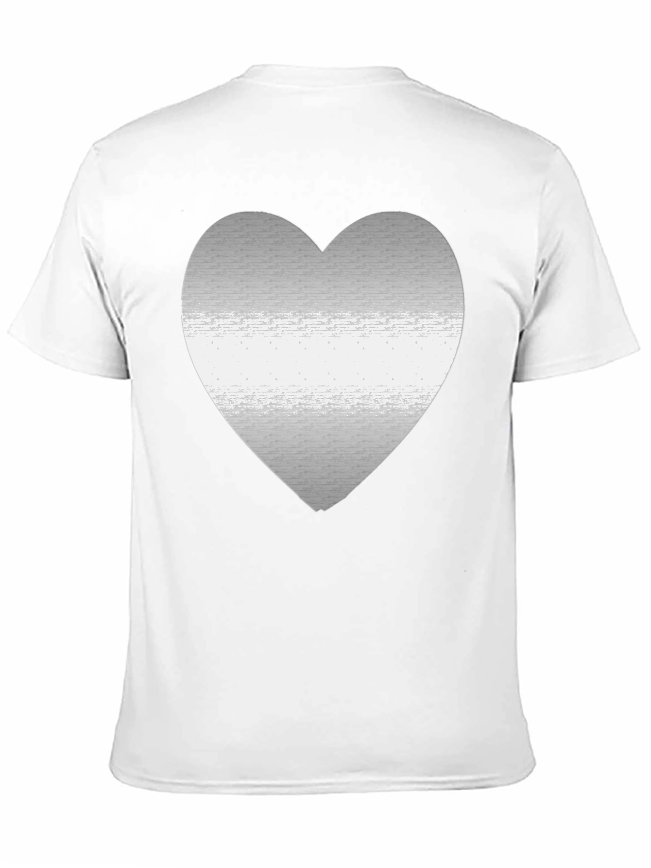 Heart Graphic Black Tee - Modern Casual Style