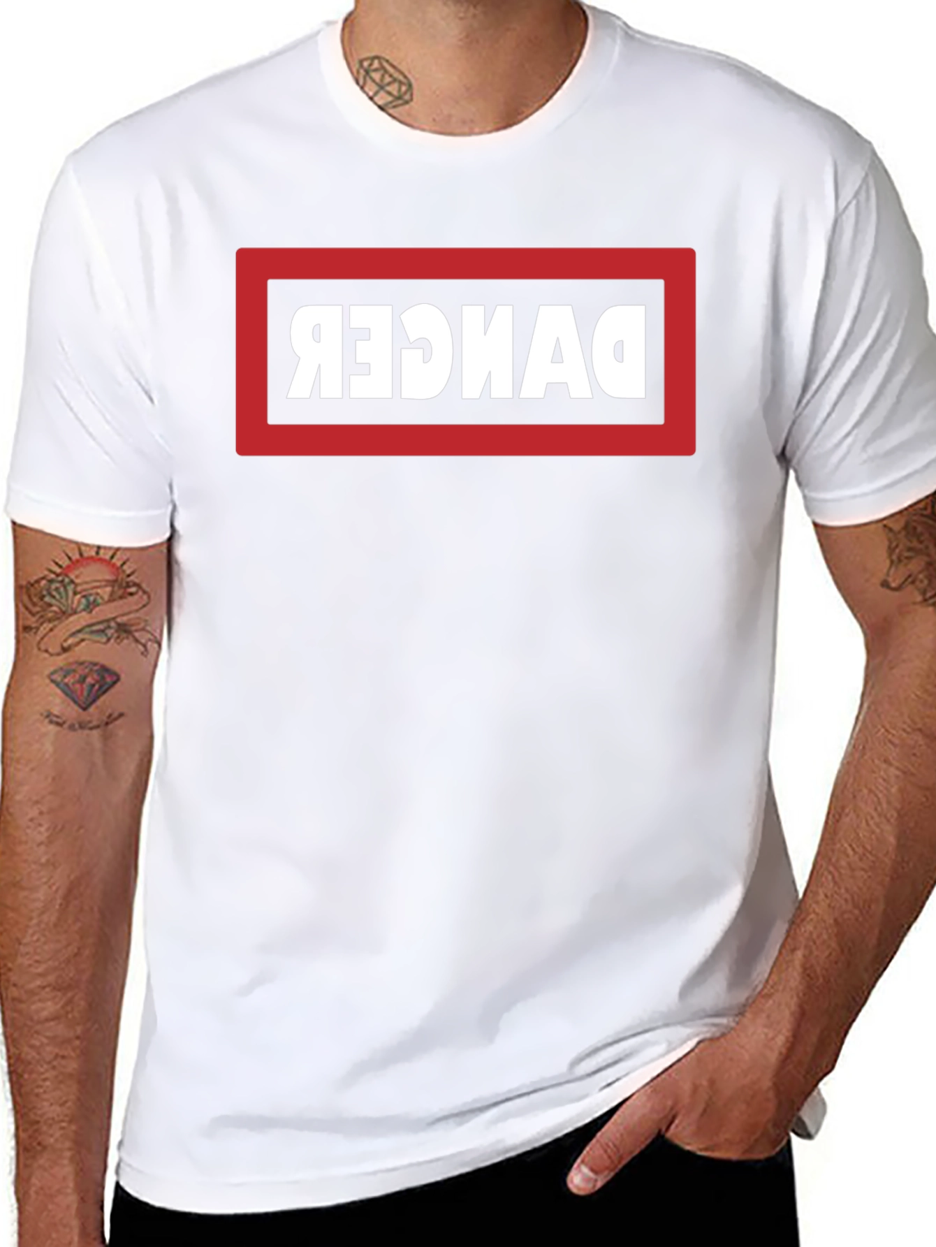 Reversed Danger Graphic Tee