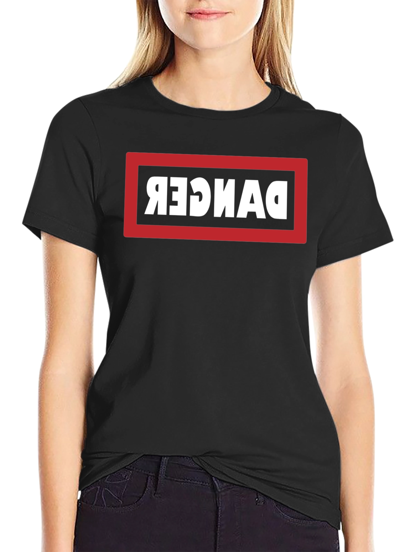 Reversed Danger Graphic Tee