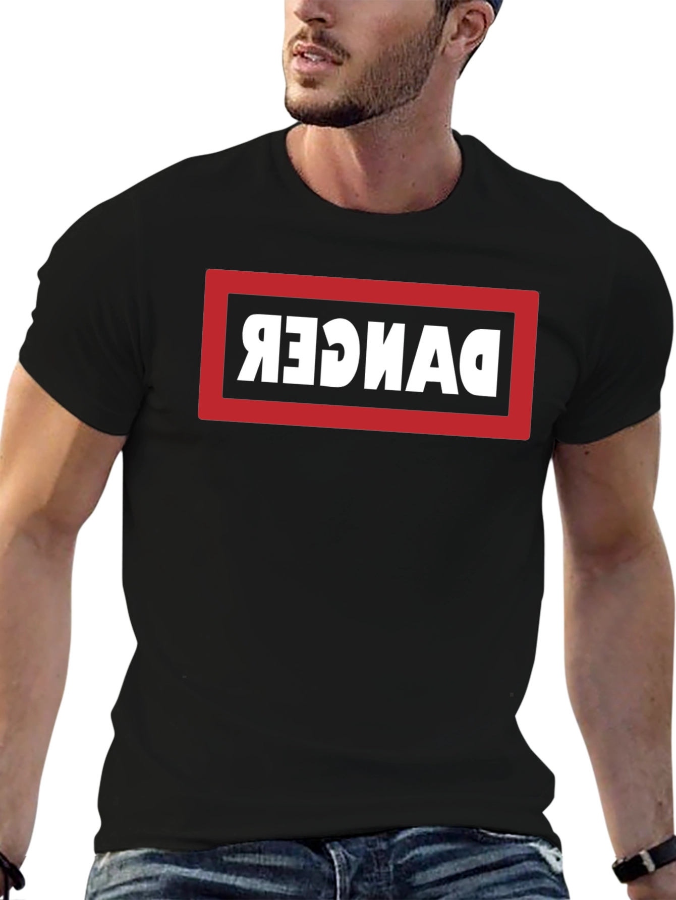 Reversed Danger Graphic Tee
