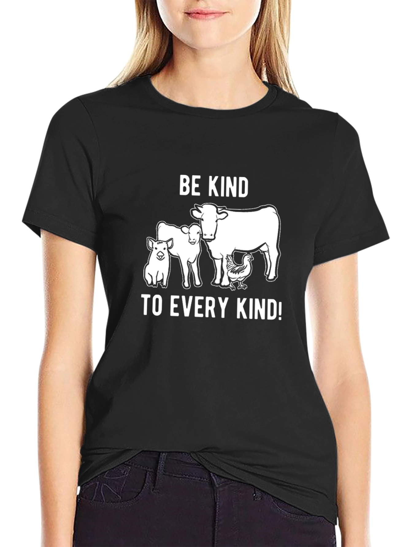 Be Kind Vegan Graphic T-Shirt