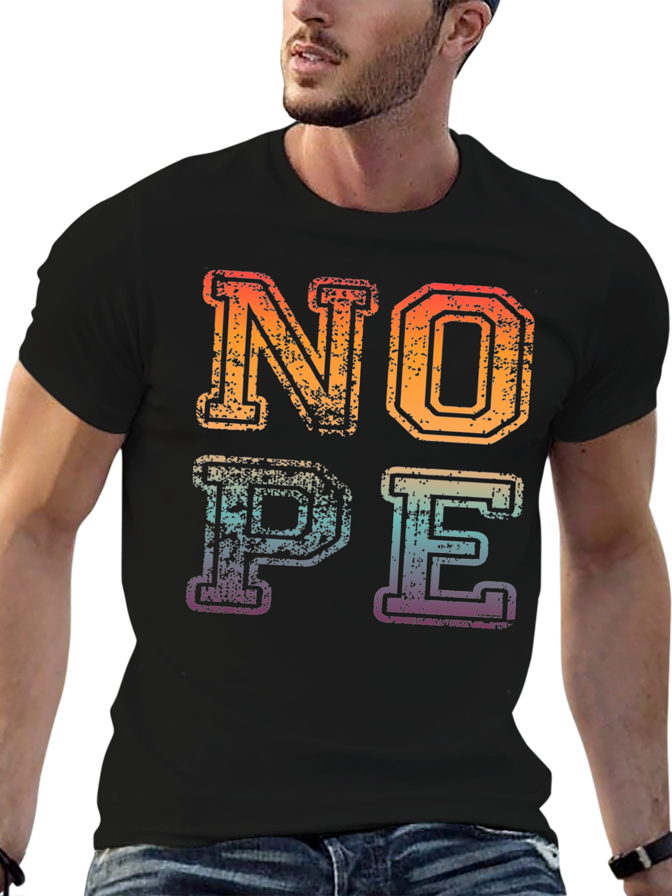 Retro NOPE Graphic T-Shirt