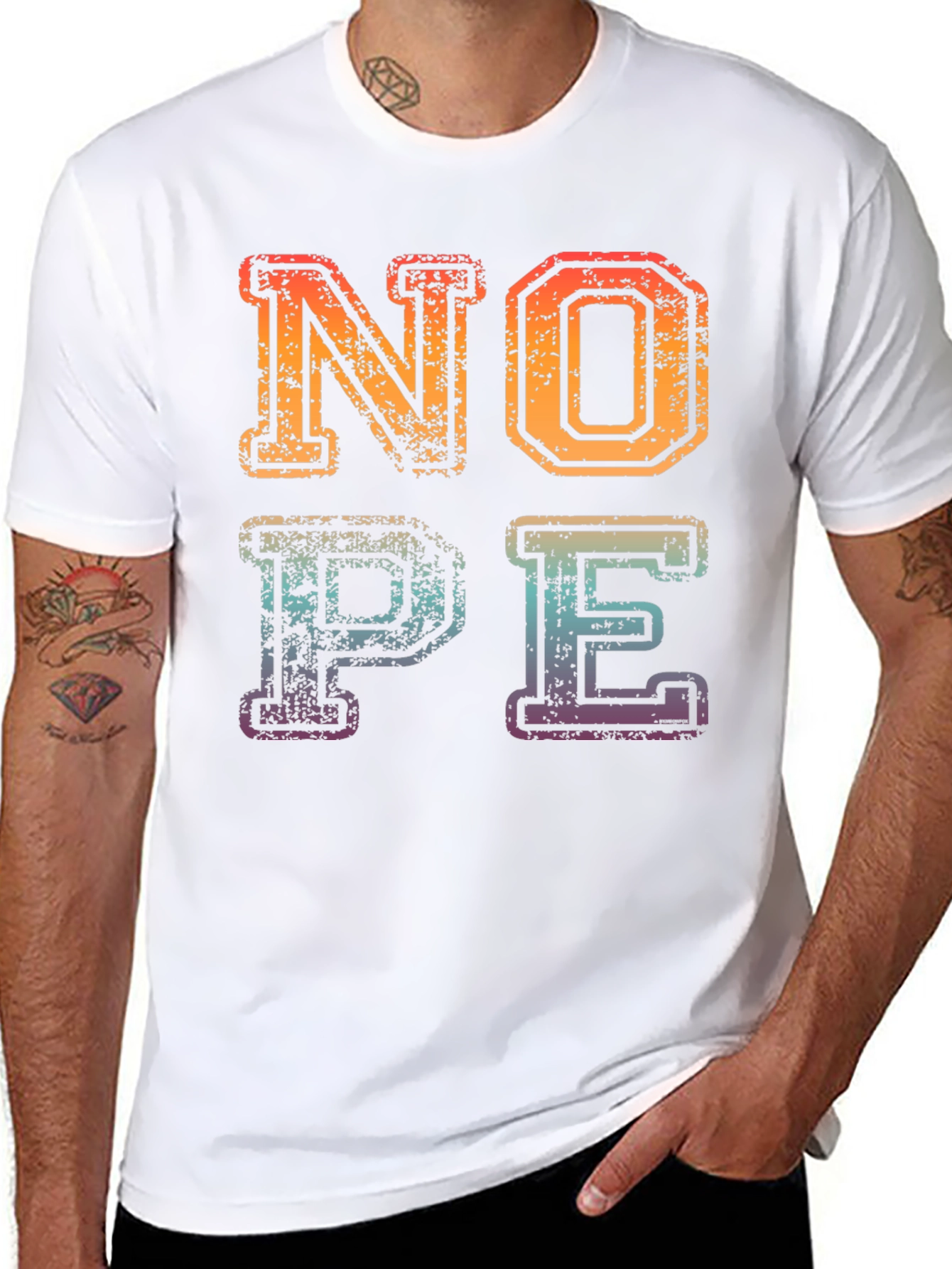 Retro NOPE Graphic T-Shirt