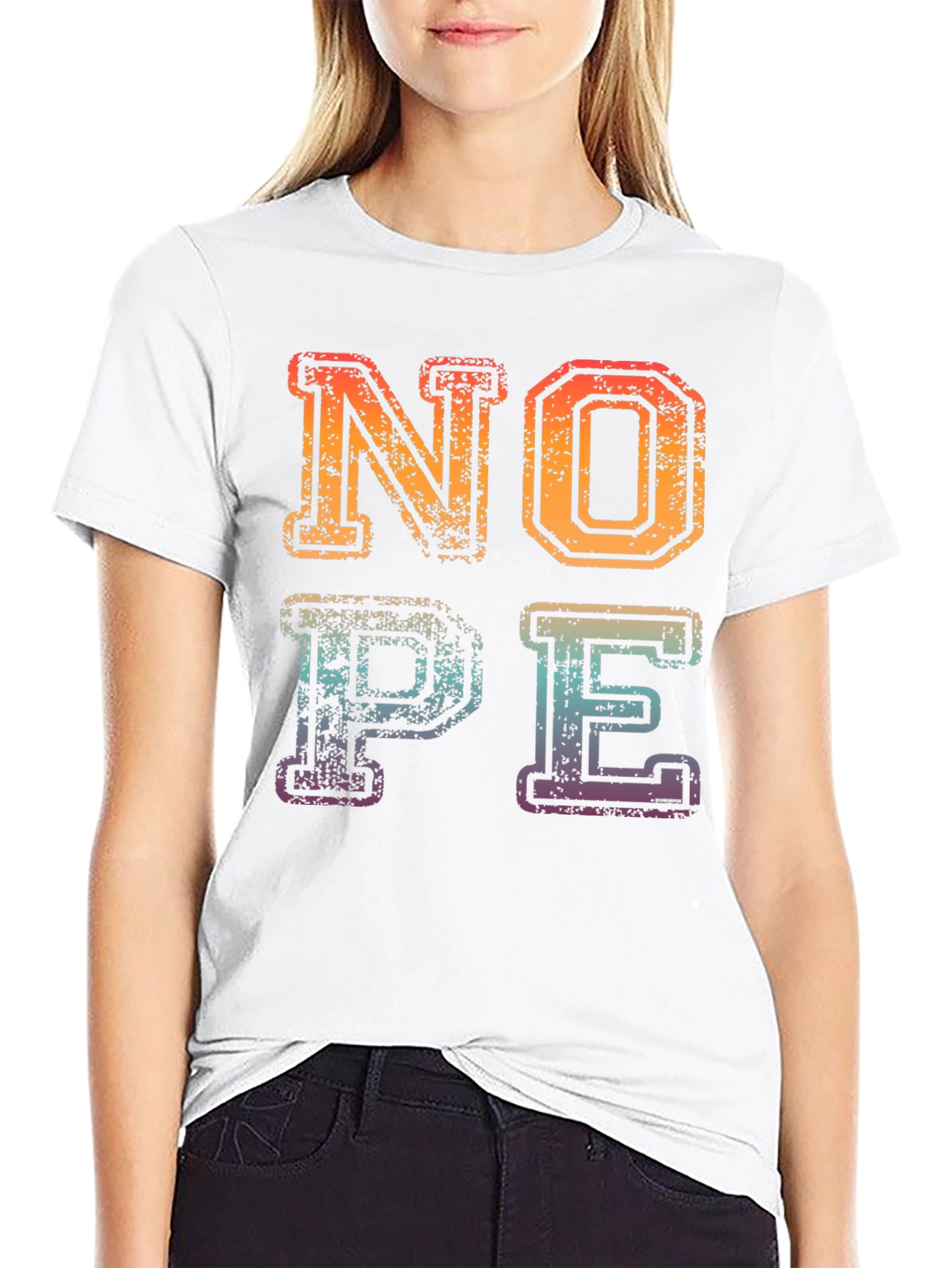 Retro NOPE Graphic T-Shirt