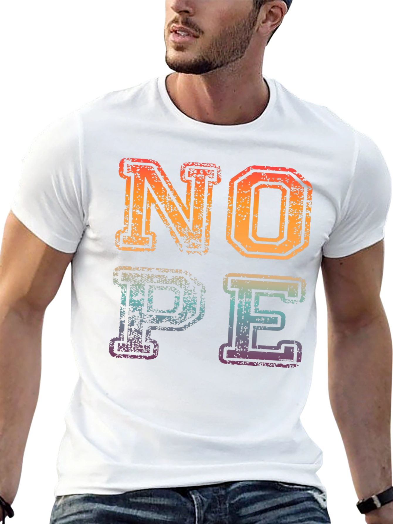 Retro NOPE Graphic T-Shirt