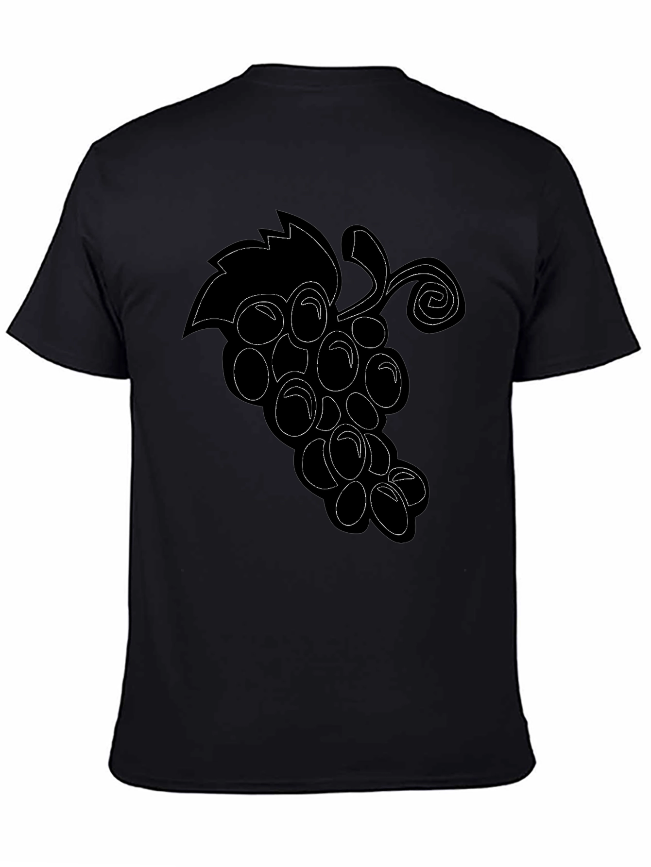 Grapes Graphic T-Shirt - Black