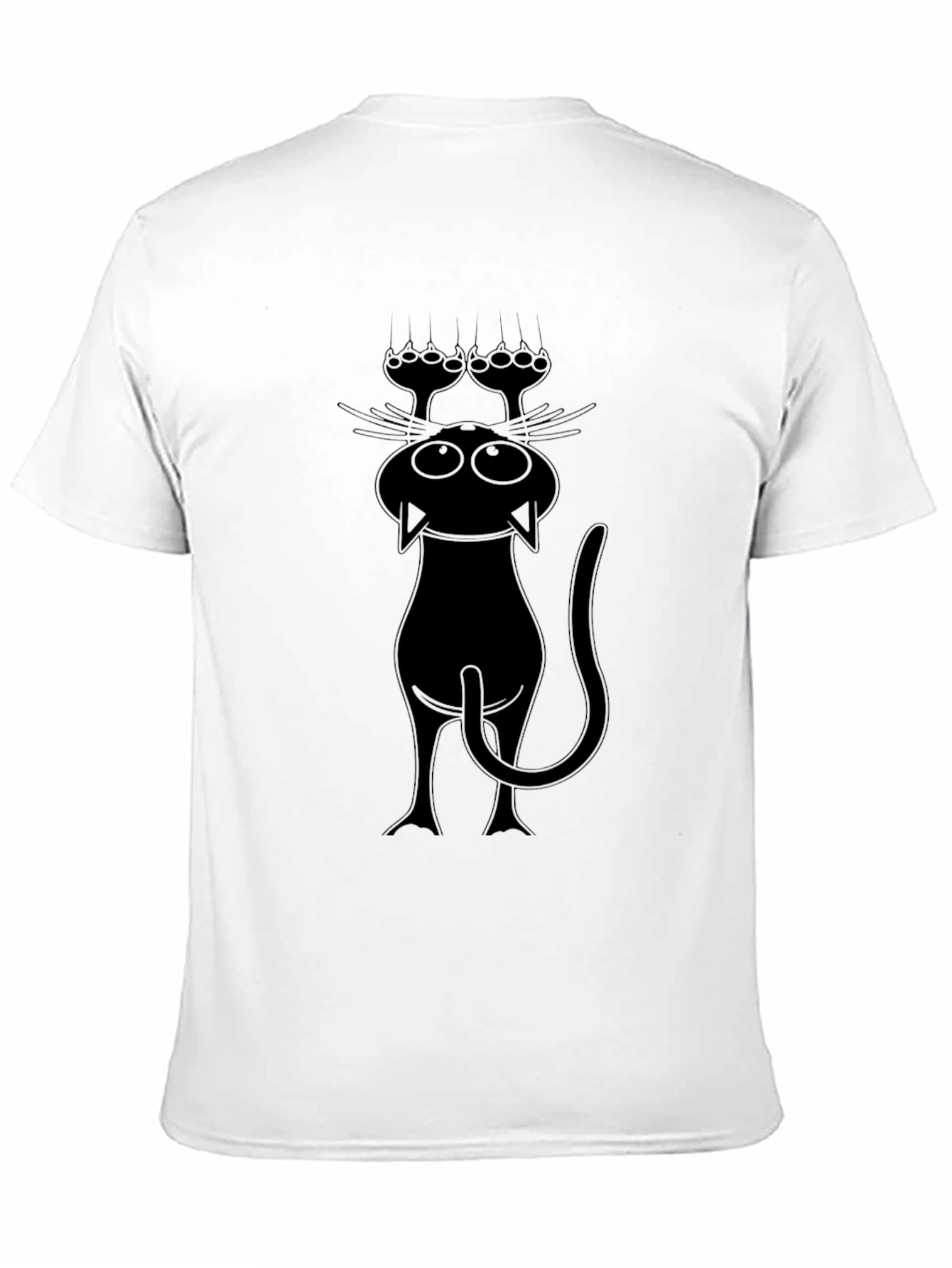 Funny Cat T-Shirt - Black Graphic Tee