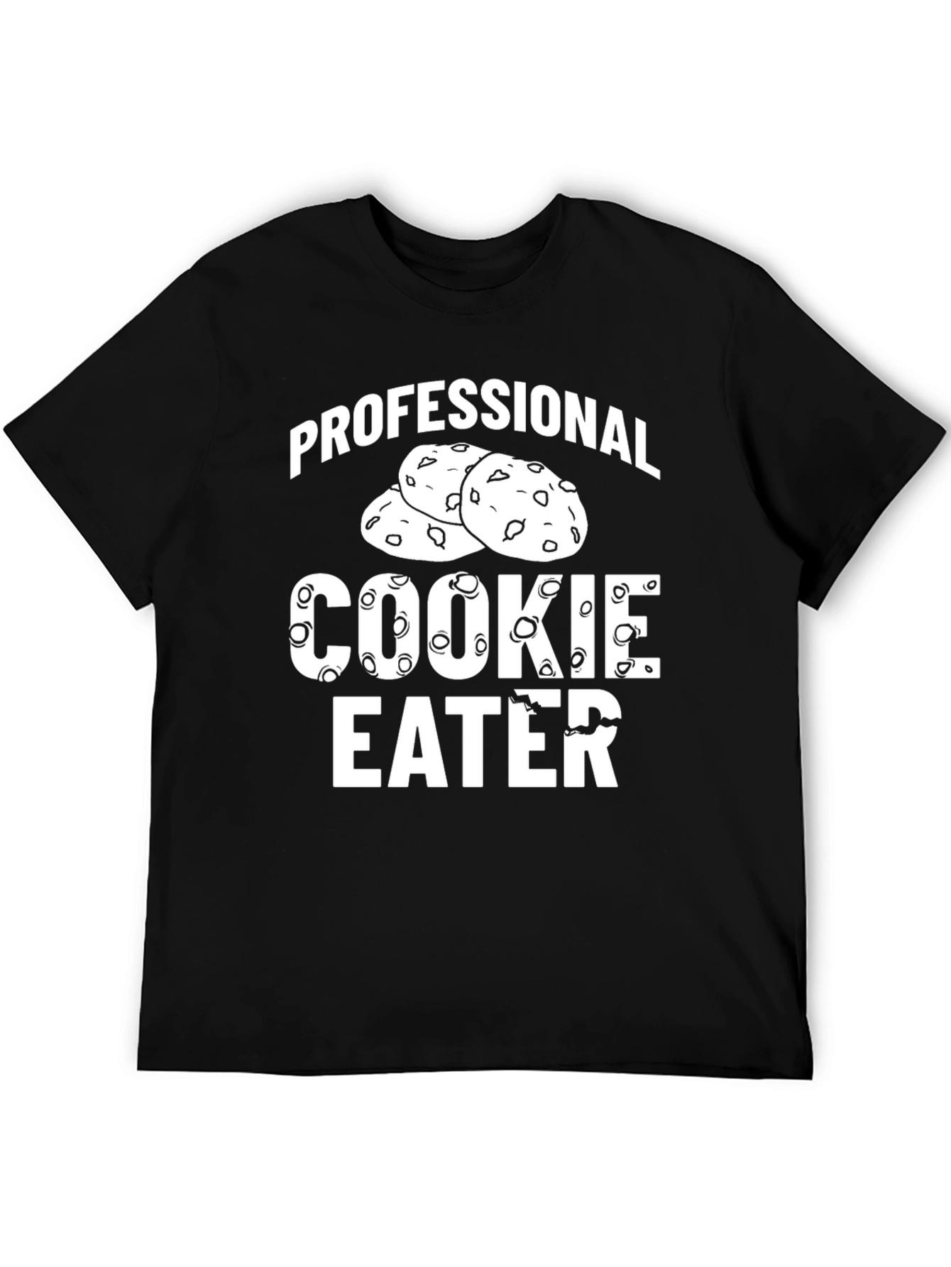 Professional Cookie Eater Graphic Tee - Black T-Shirt