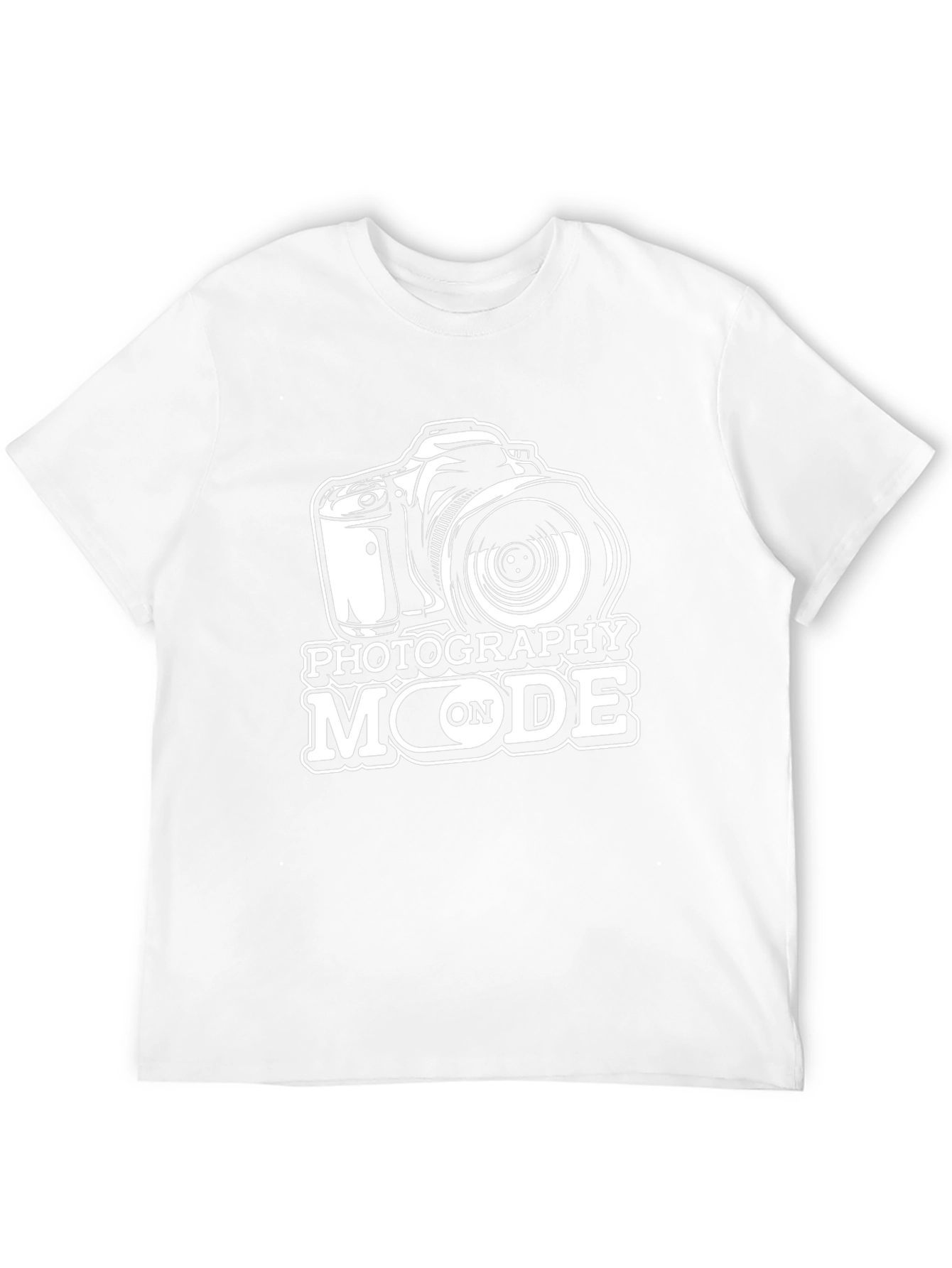 Photography Mode ON Black Graphic Tee