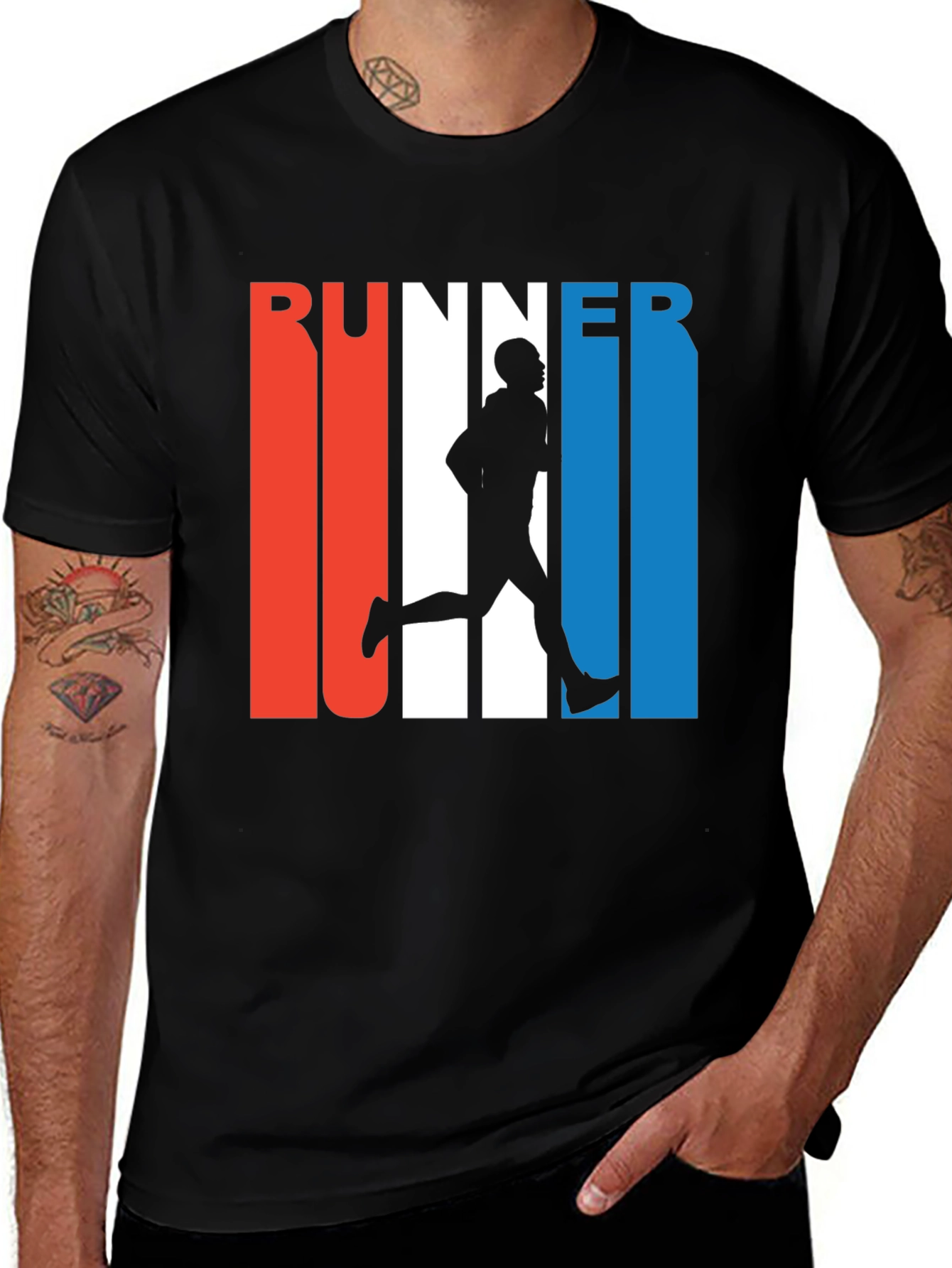 Runner Graphic Tee - Cool Athlete Shirt