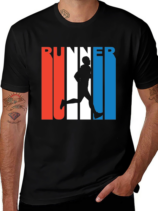 Runner Graphic Tee - Cool Athlete Shirt