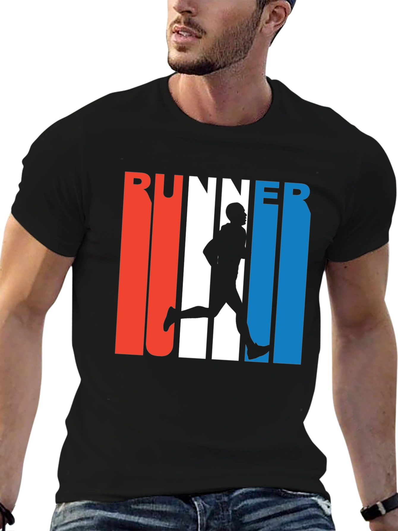 Runner Graphic Tee - Cool Athlete Shirt