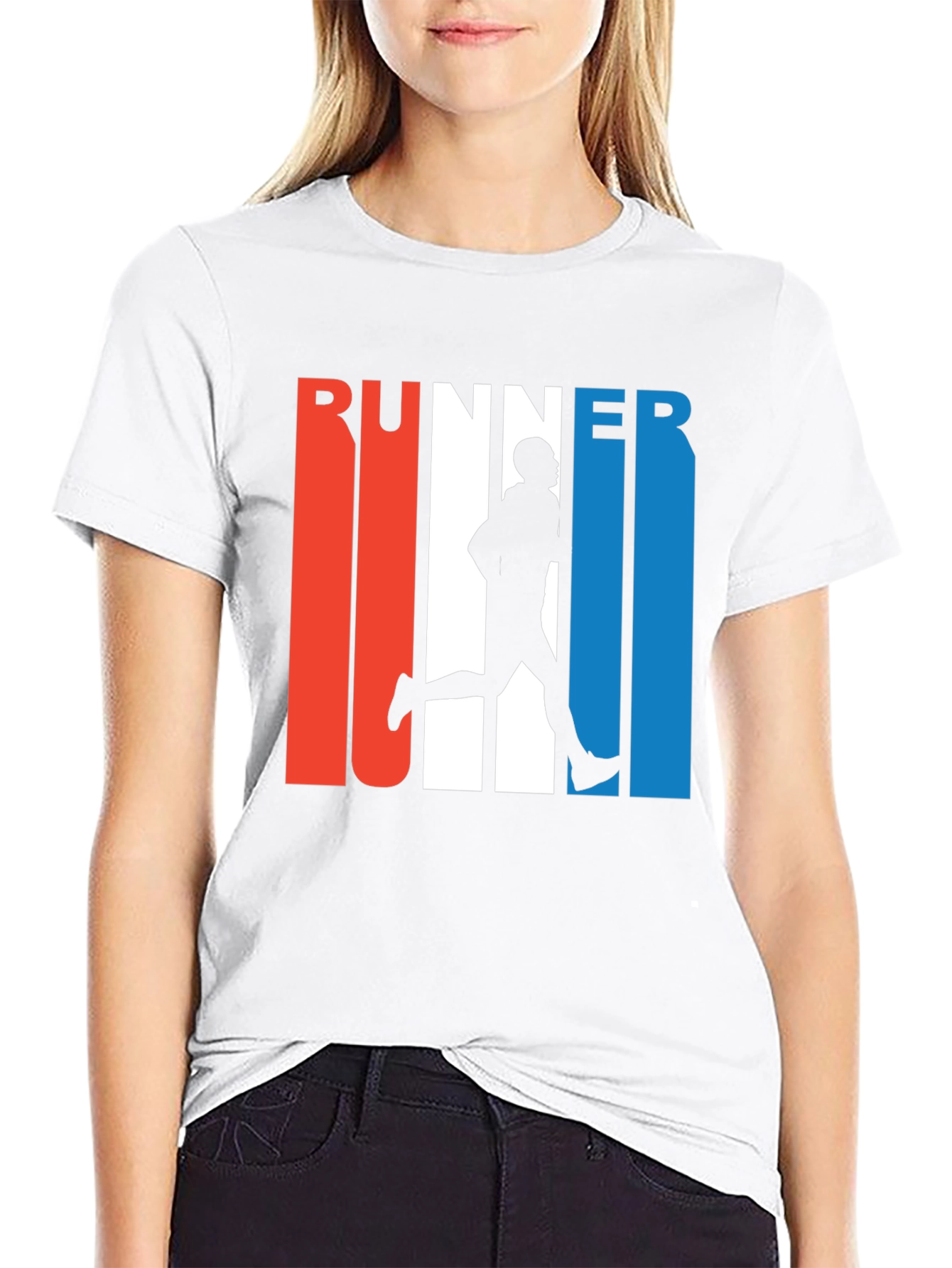 Runner Graphic Tee - Cool Athlete Shirt