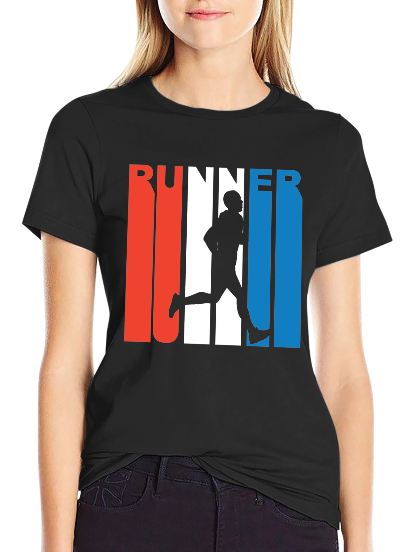 Runner Graphic Tee - Cool Athlete Shirt