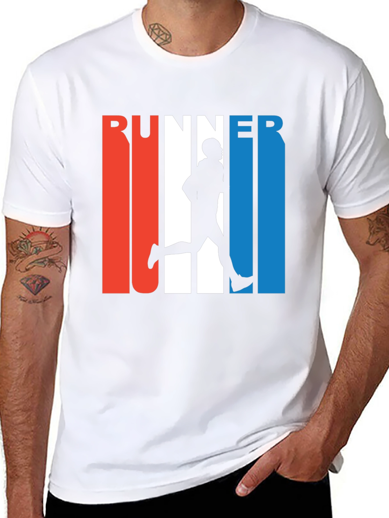 Runner Graphic Tee - Cool Athlete Shirt