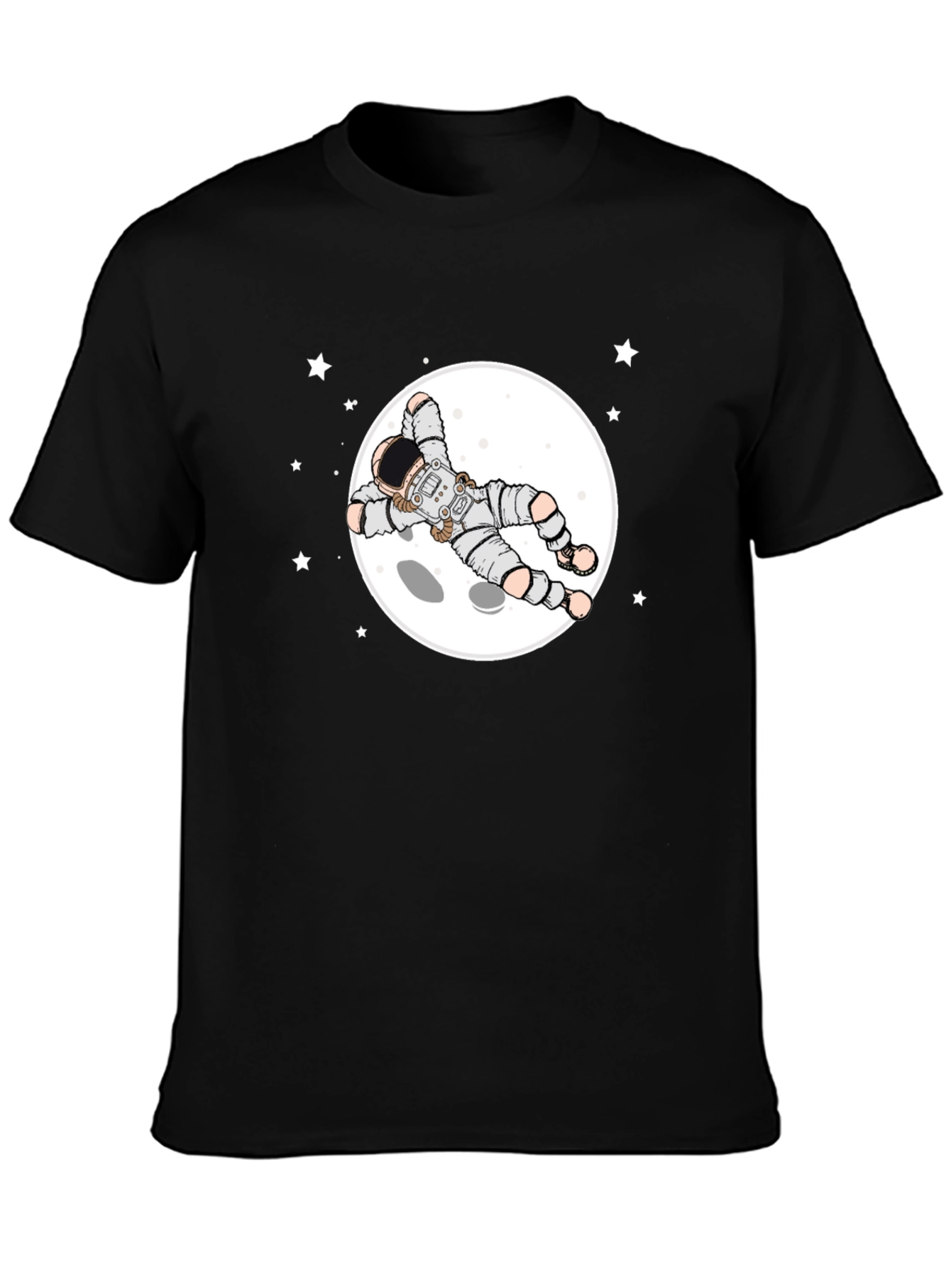 Astronaut Moon T-Shirt - Space Graphic Tee