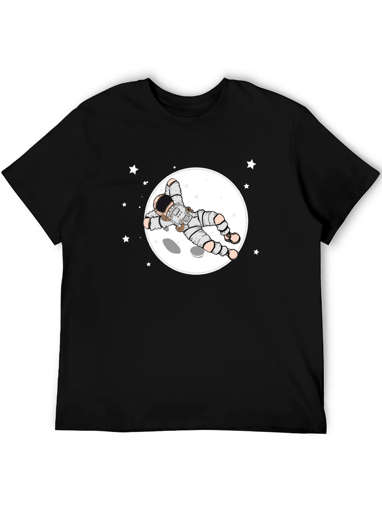 Astronaut Moon T-Shirt - Space Graphic Tee