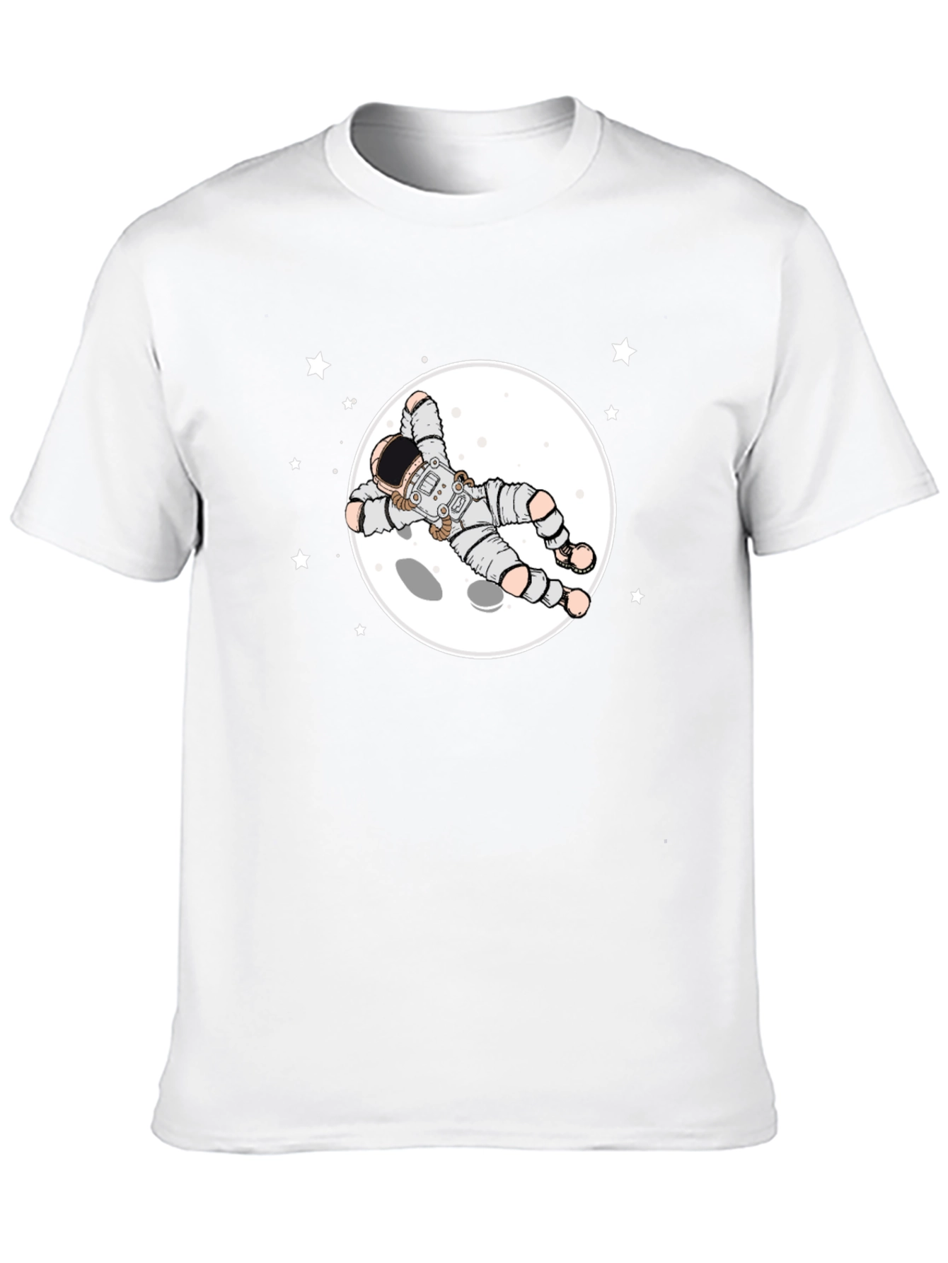 Astronaut Moon T-Shirt - Space Graphic Tee
