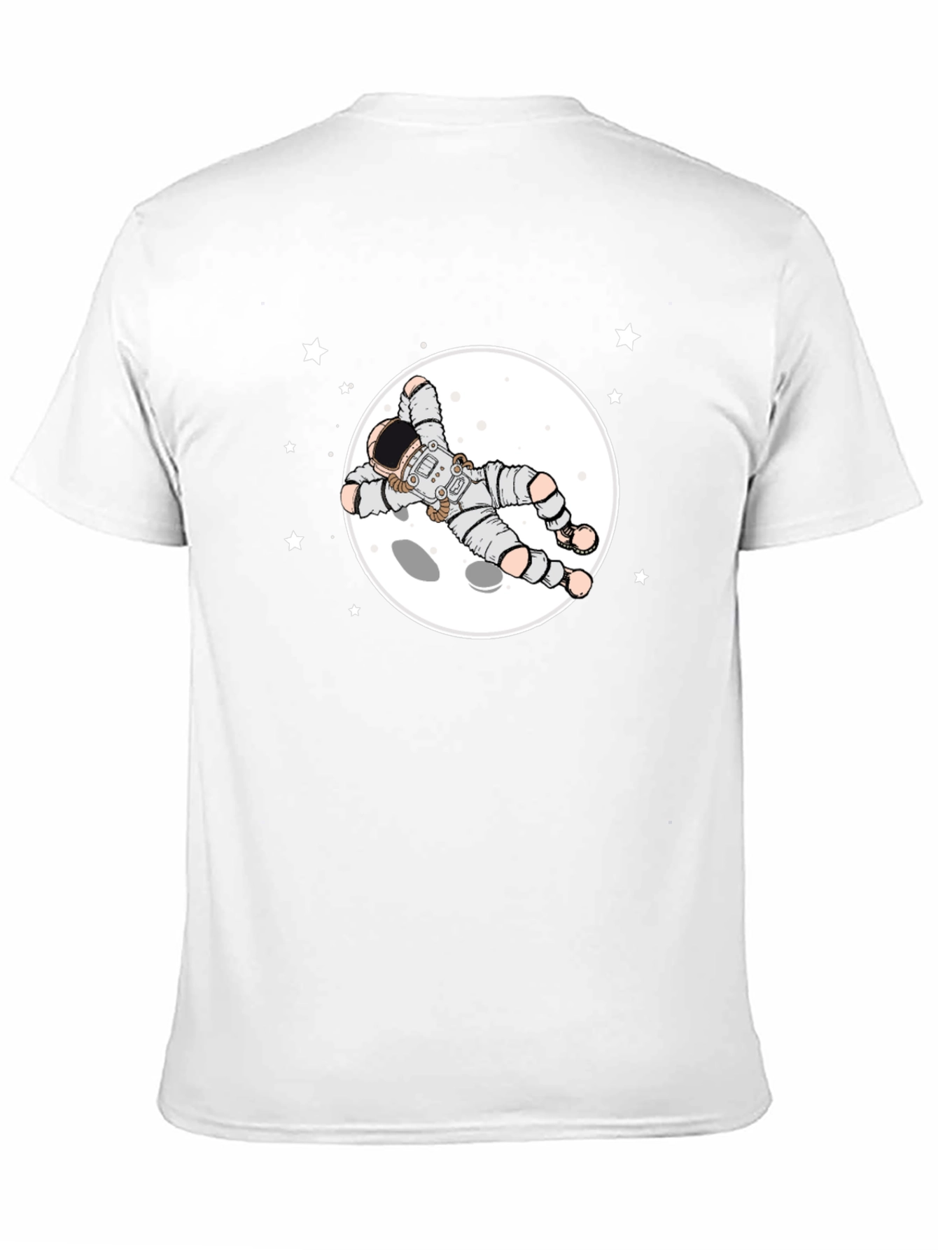 Astronaut Moon T-Shirt - Space Graphic Tee