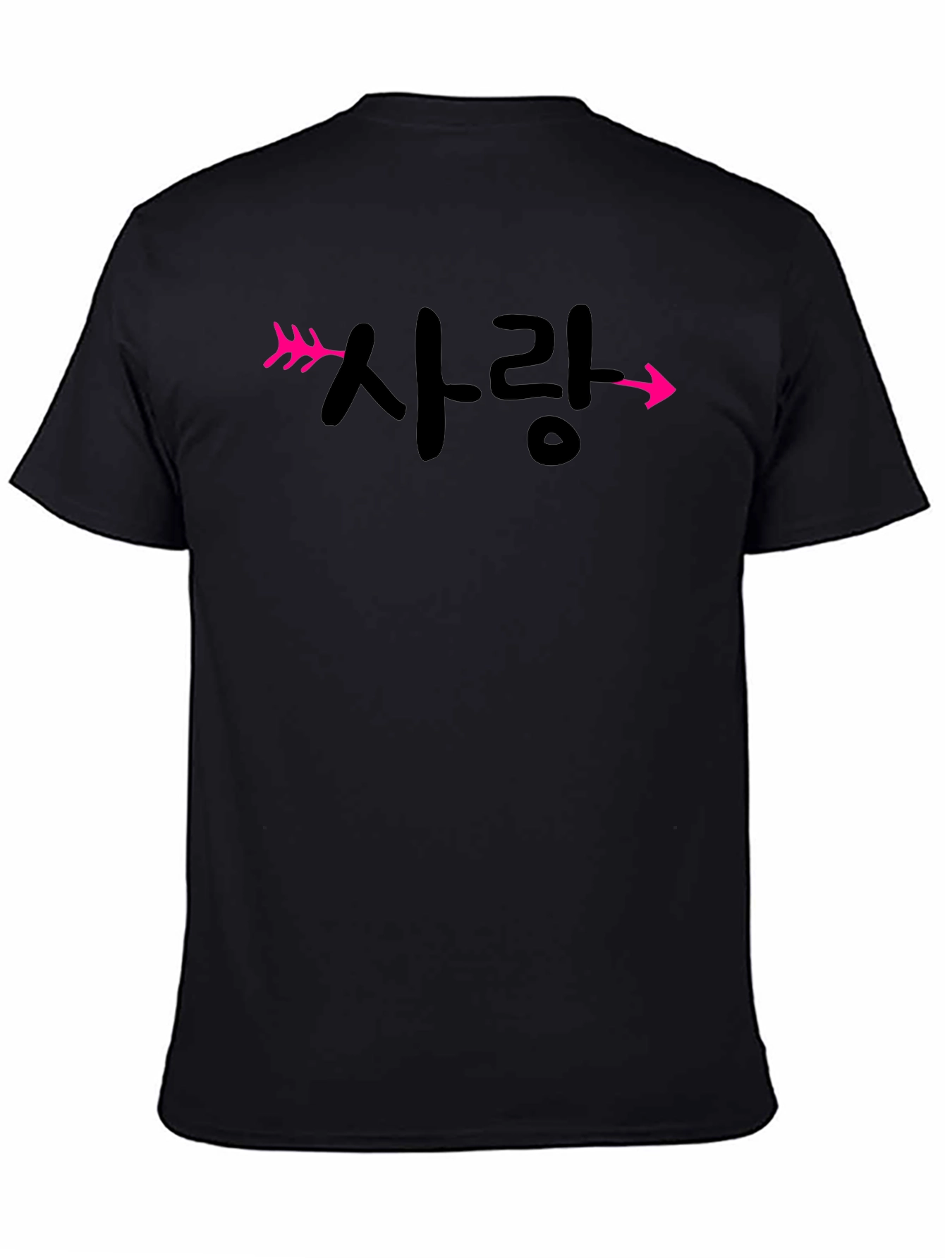 Korean Love Arrow T-Shirt - Stylish Unisex Tee