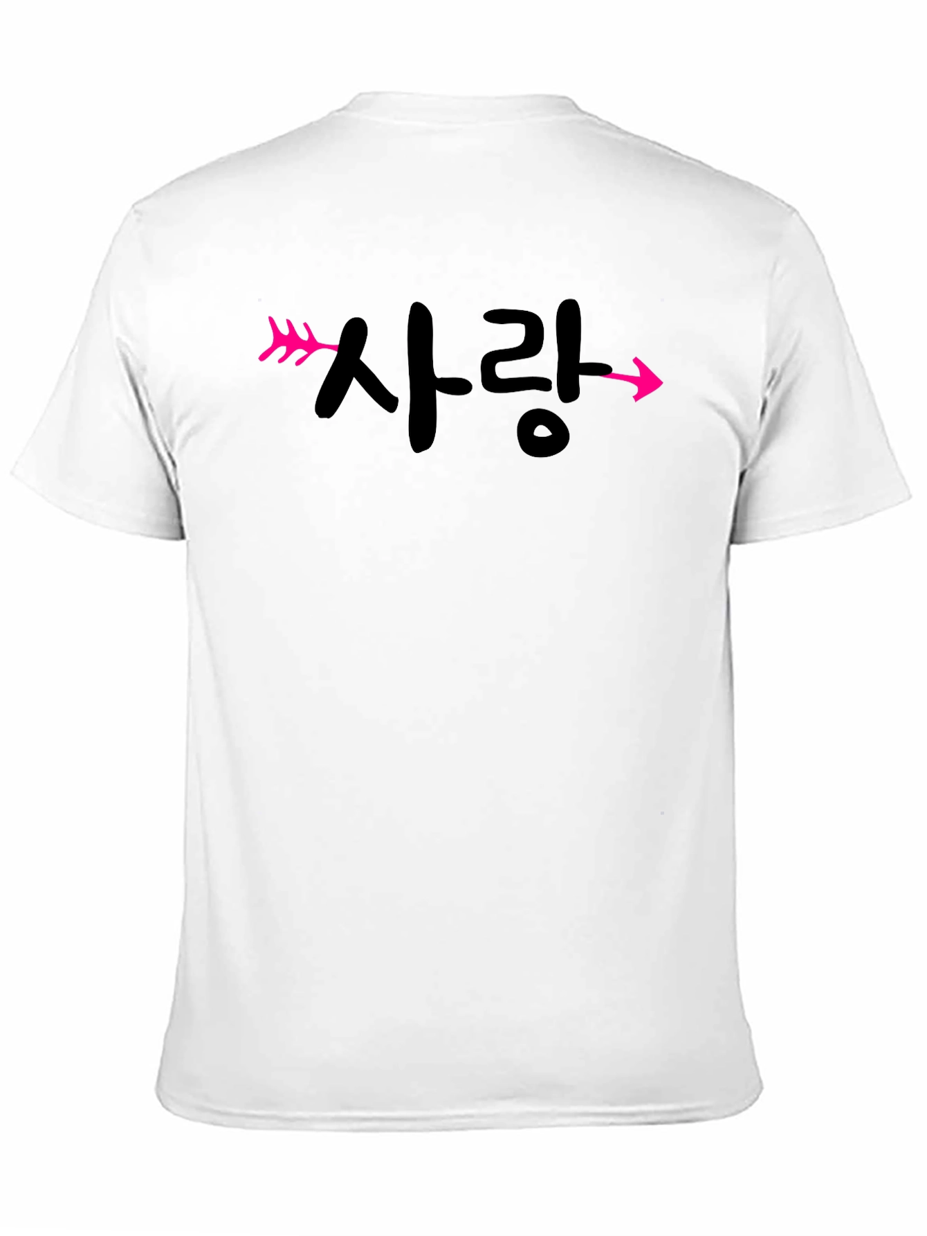 Korean Love Arrow T-Shirt - Stylish Unisex Tee