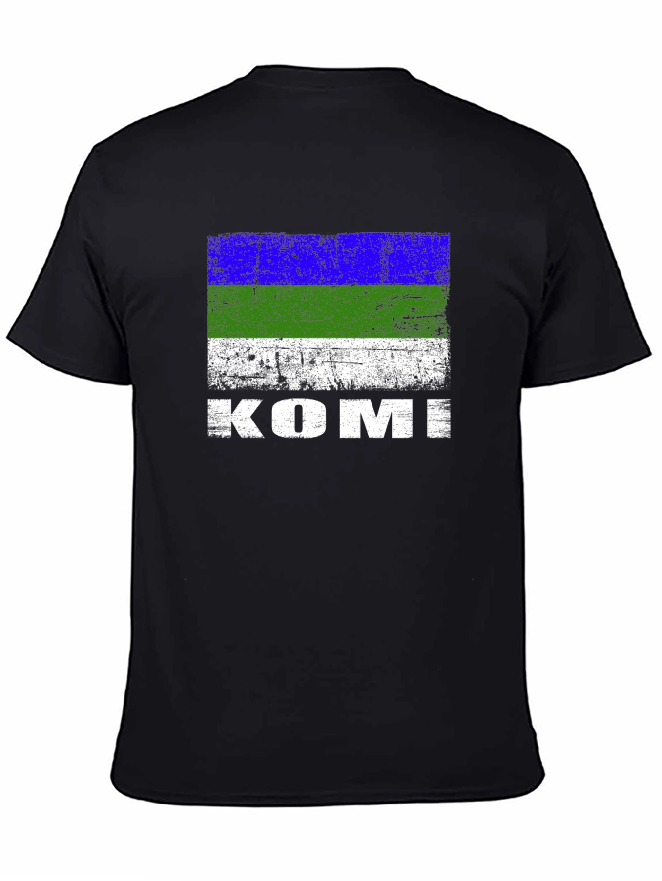 Komi Flag T-Shirt - Mens Black Tee