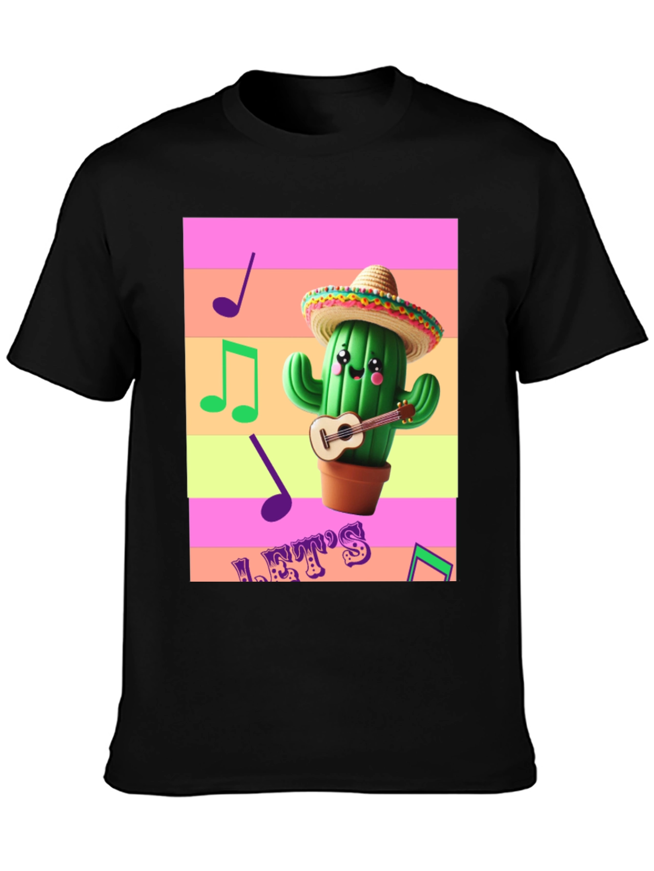 Cactus Musician Graphic Tee