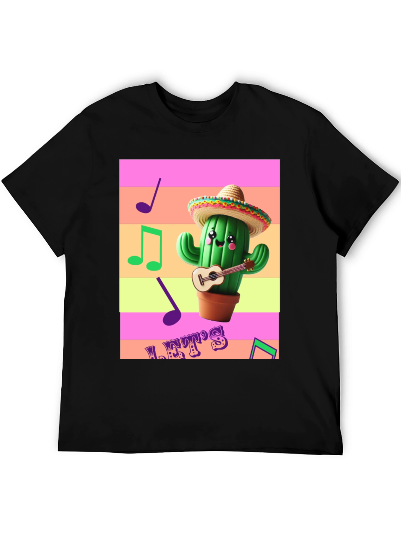 Cactus Musician Graphic Tee
