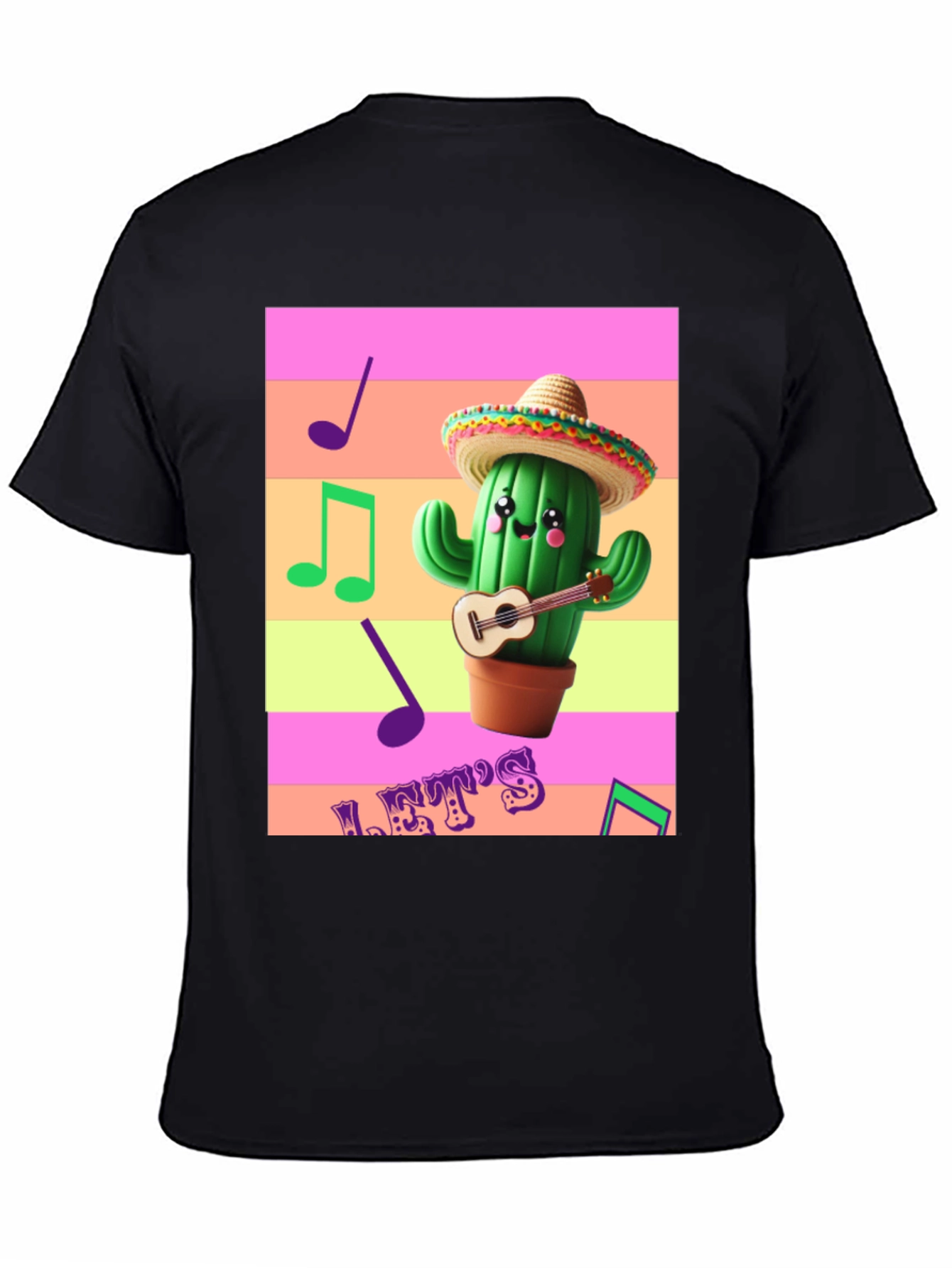 Cactus Musician Graphic Tee