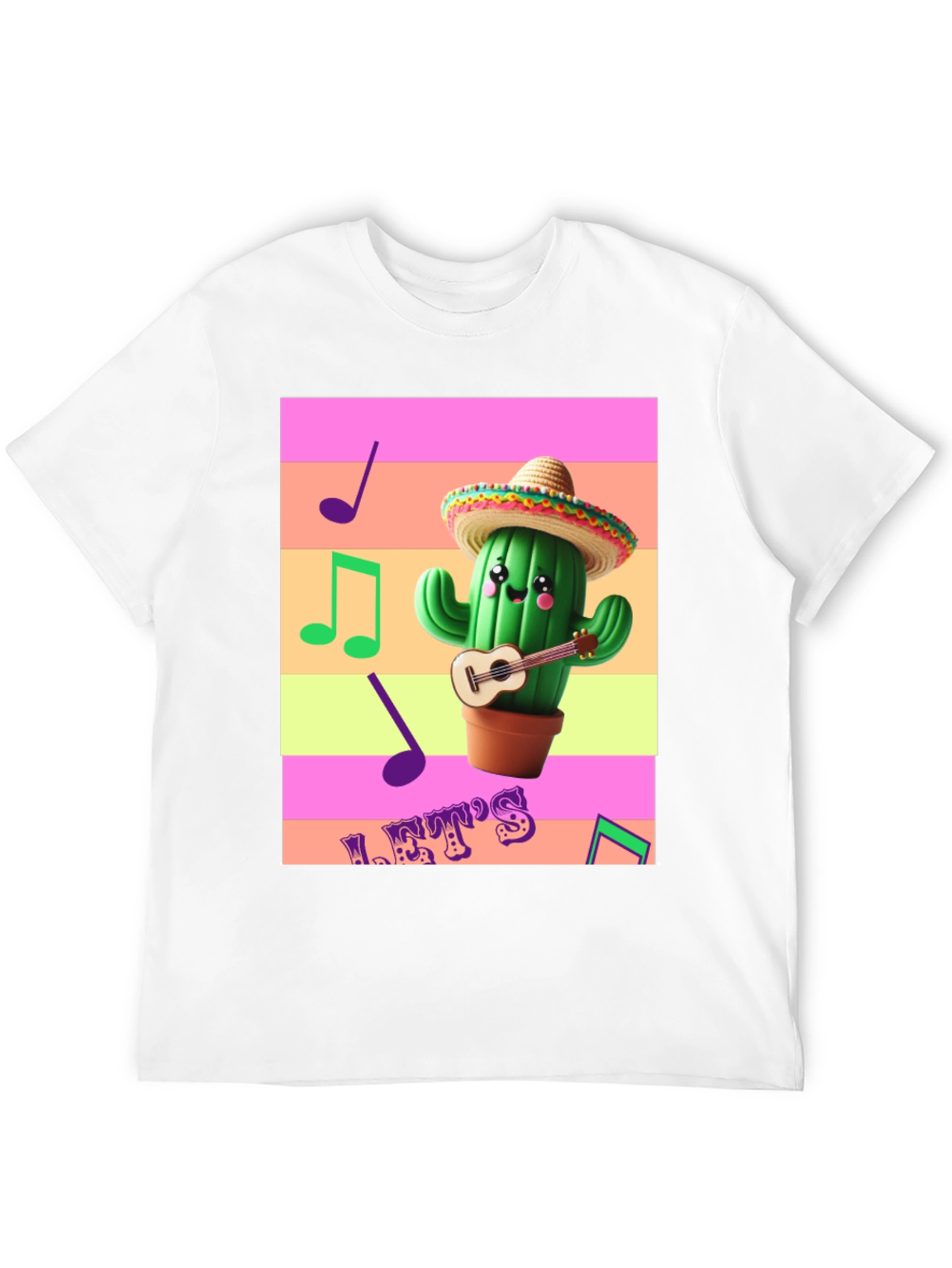 Cactus Musician Graphic Tee