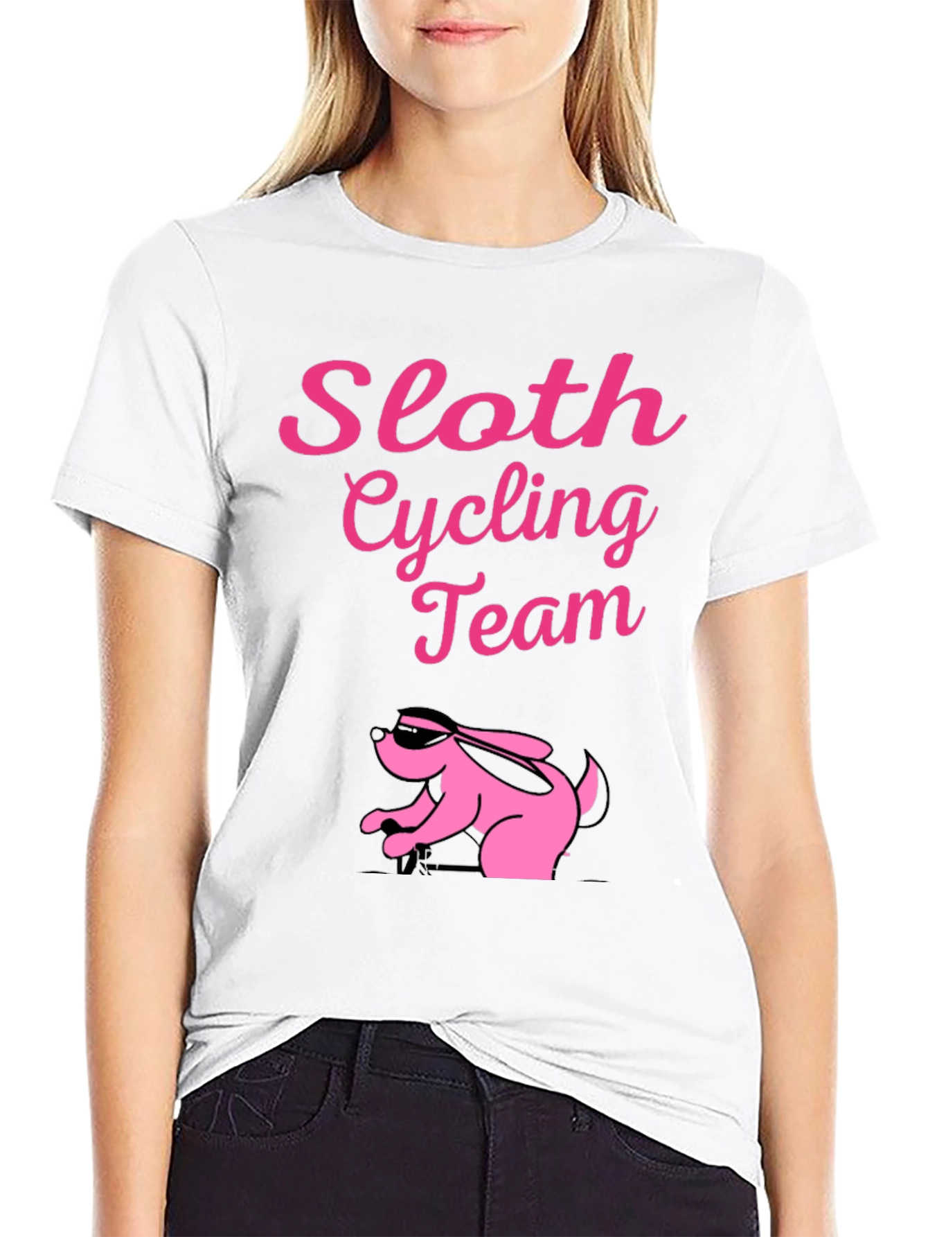 Sloth Cycling Team T-Shirt - Funny Activewear
