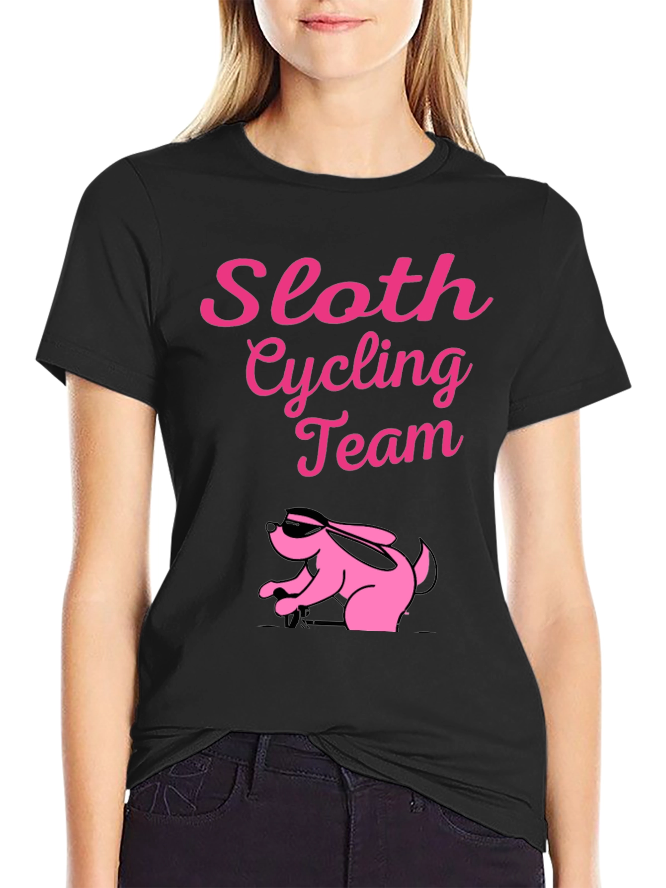 Sloth Cycling Team T-Shirt - Funny Activewear