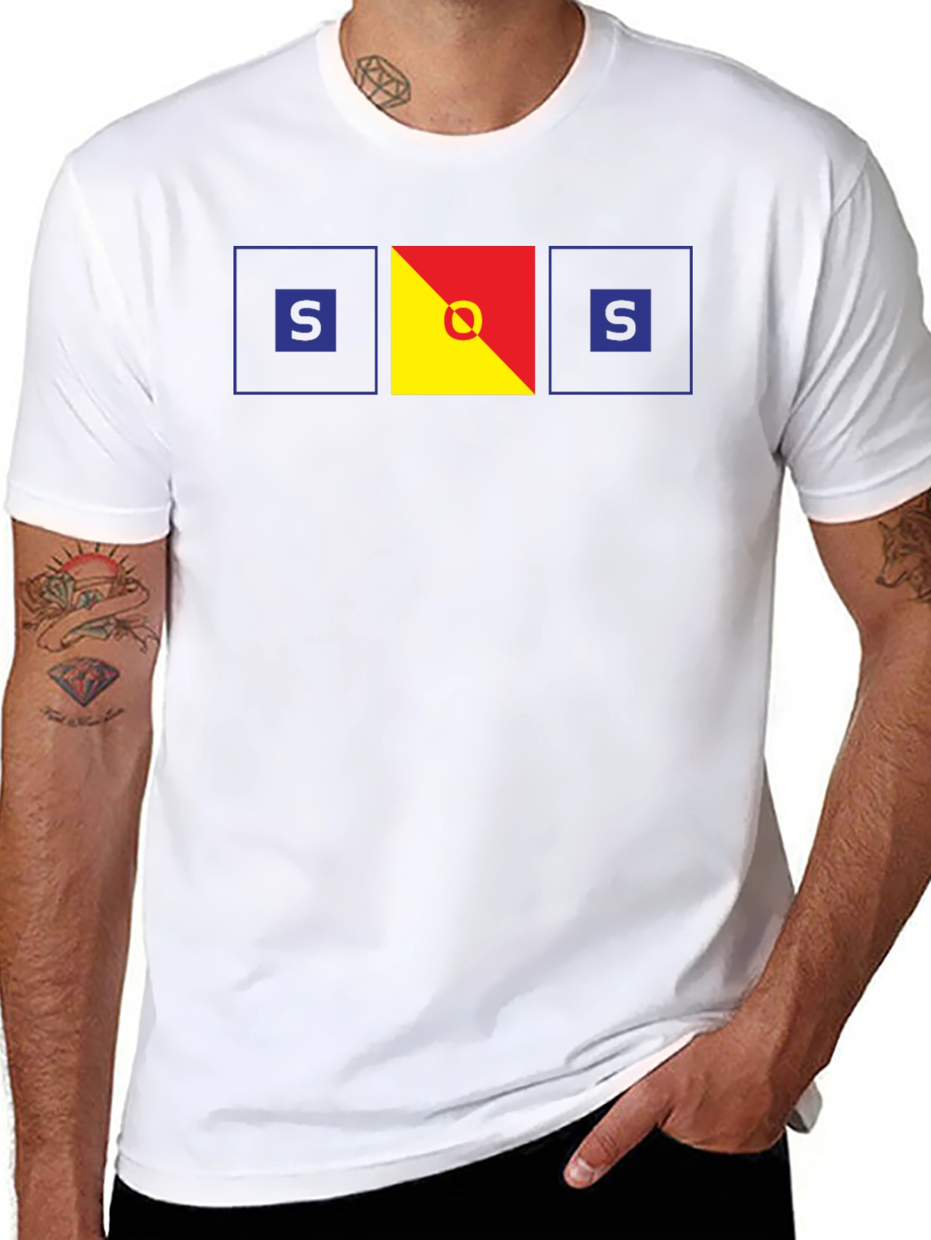 S.O.S Nautical Flag T-Shirt