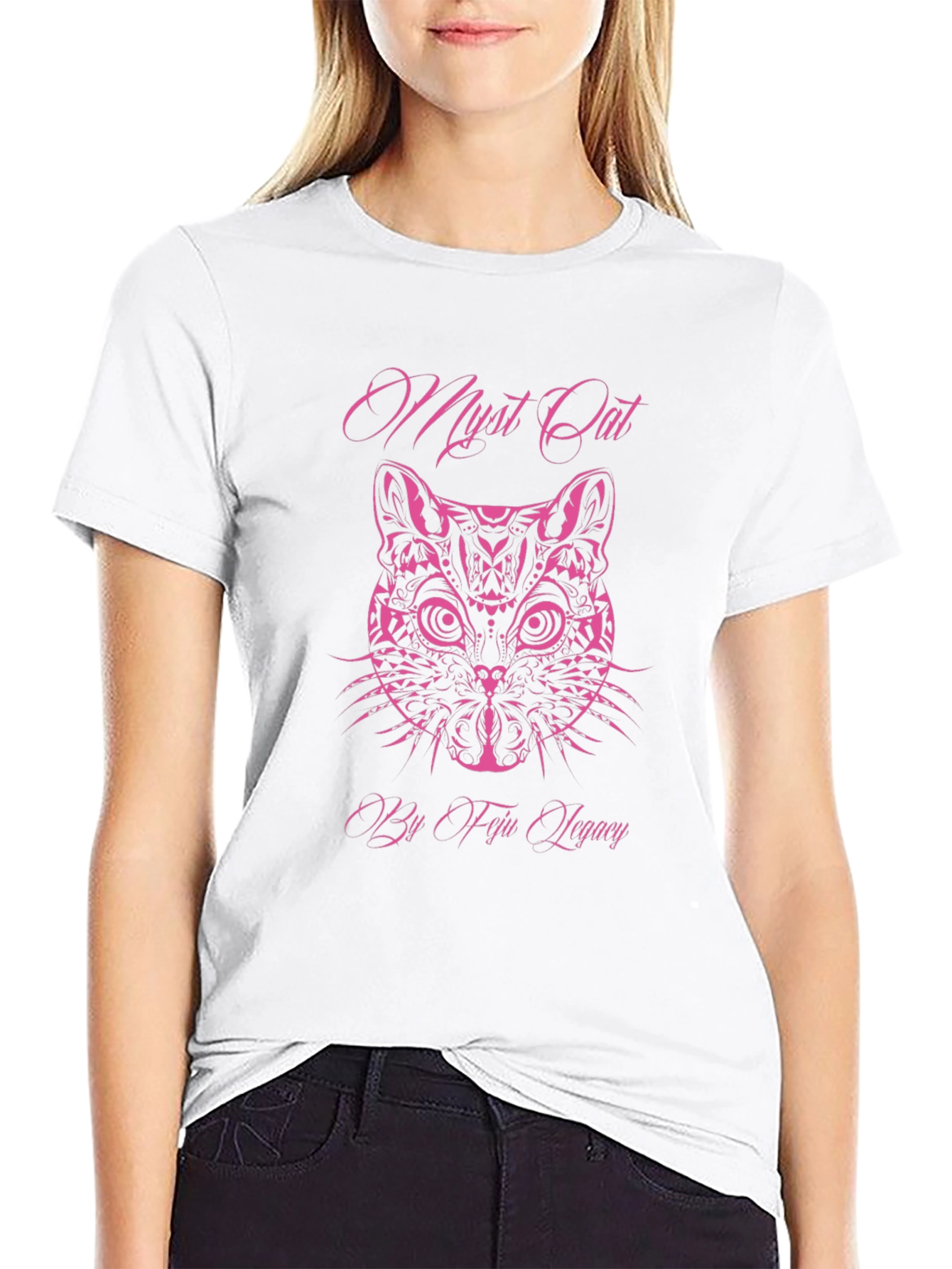 Myst Cat Graphic Tee - Fiju Legacy Design