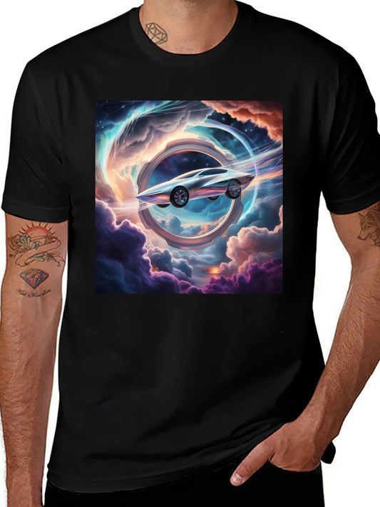 Futuristic Car Through Time T-Shirt