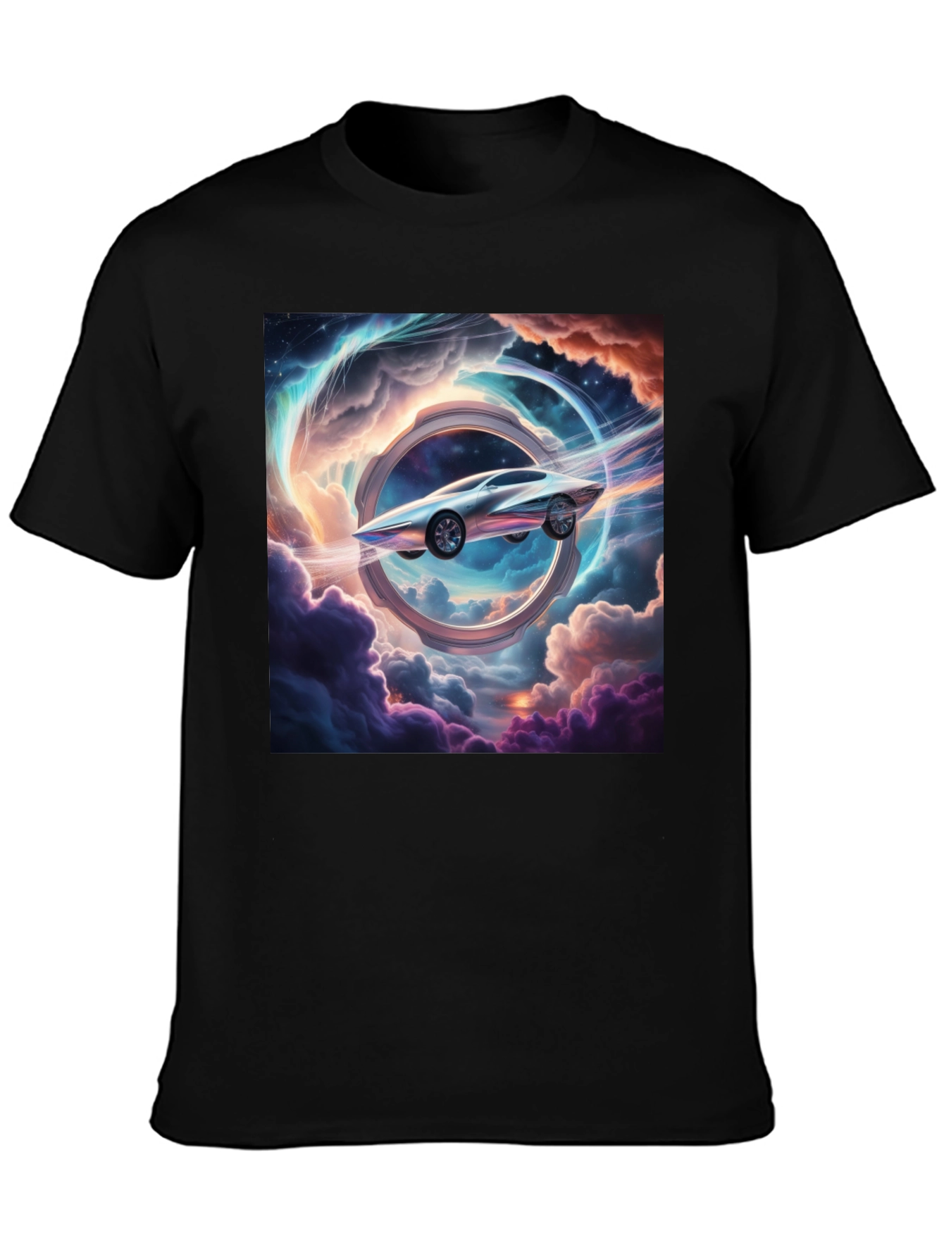 Futuristic Car Through Time T-Shirt