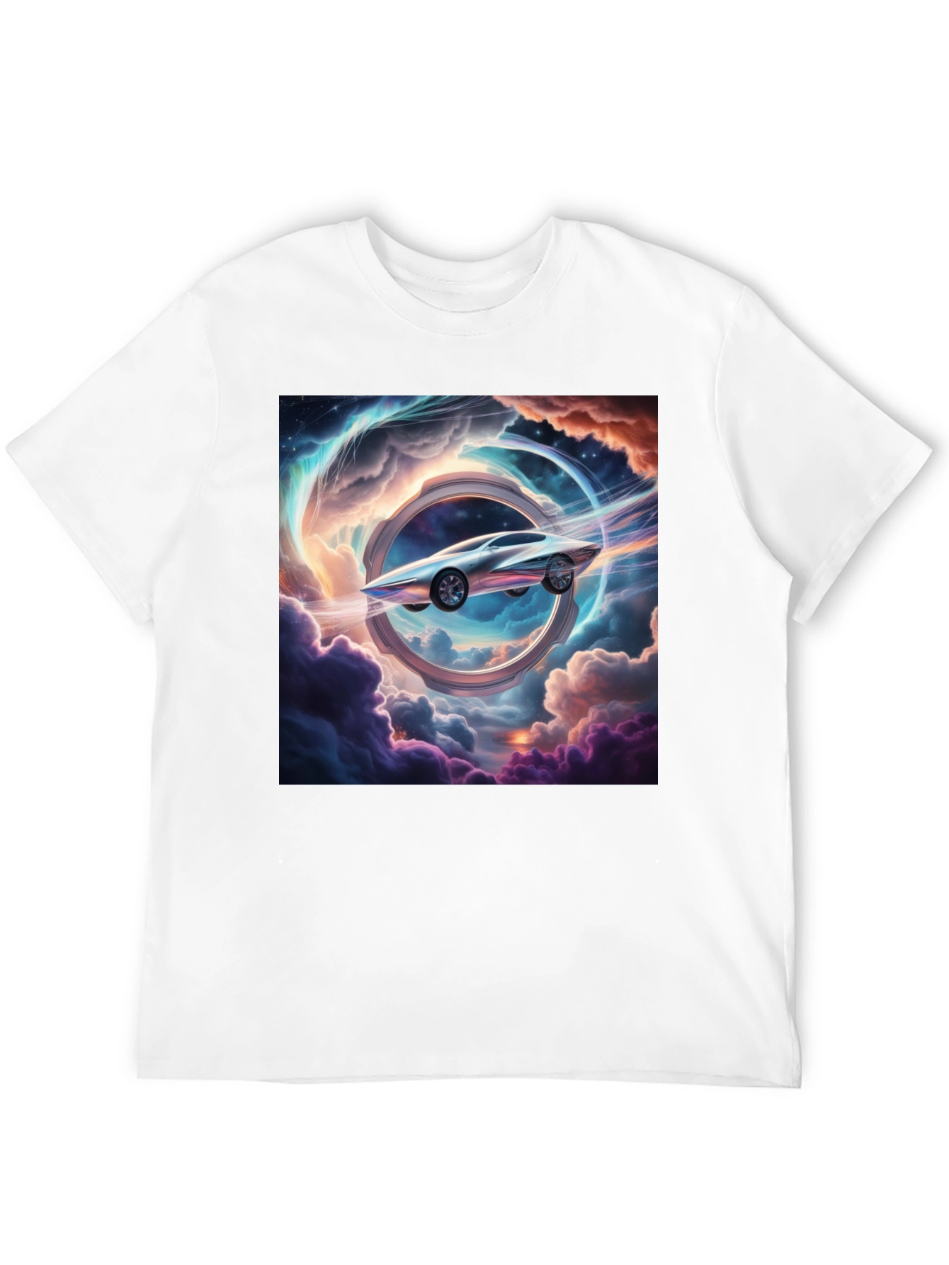 Futuristic Car Through Time T-Shirt